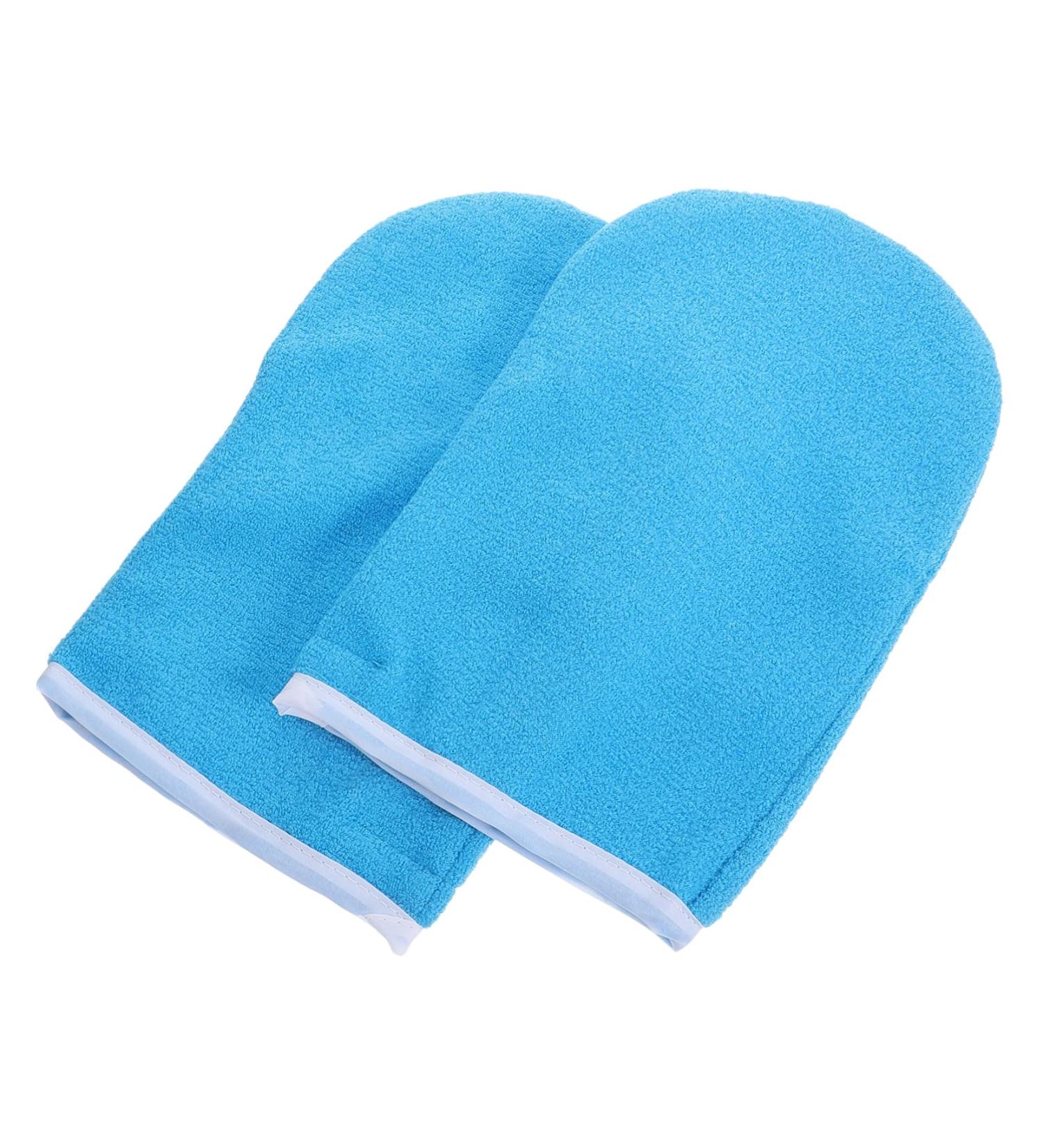 Healvian 1paire Gants De Paraffine Pour Spa Hand Covers Chauffants Cire Et Soin paissis Et Confortables Accessoire Pour Traitements De Cire Chaude 25.50X15.00X1.00CM Bleu - Buy Online on GoSupps.com