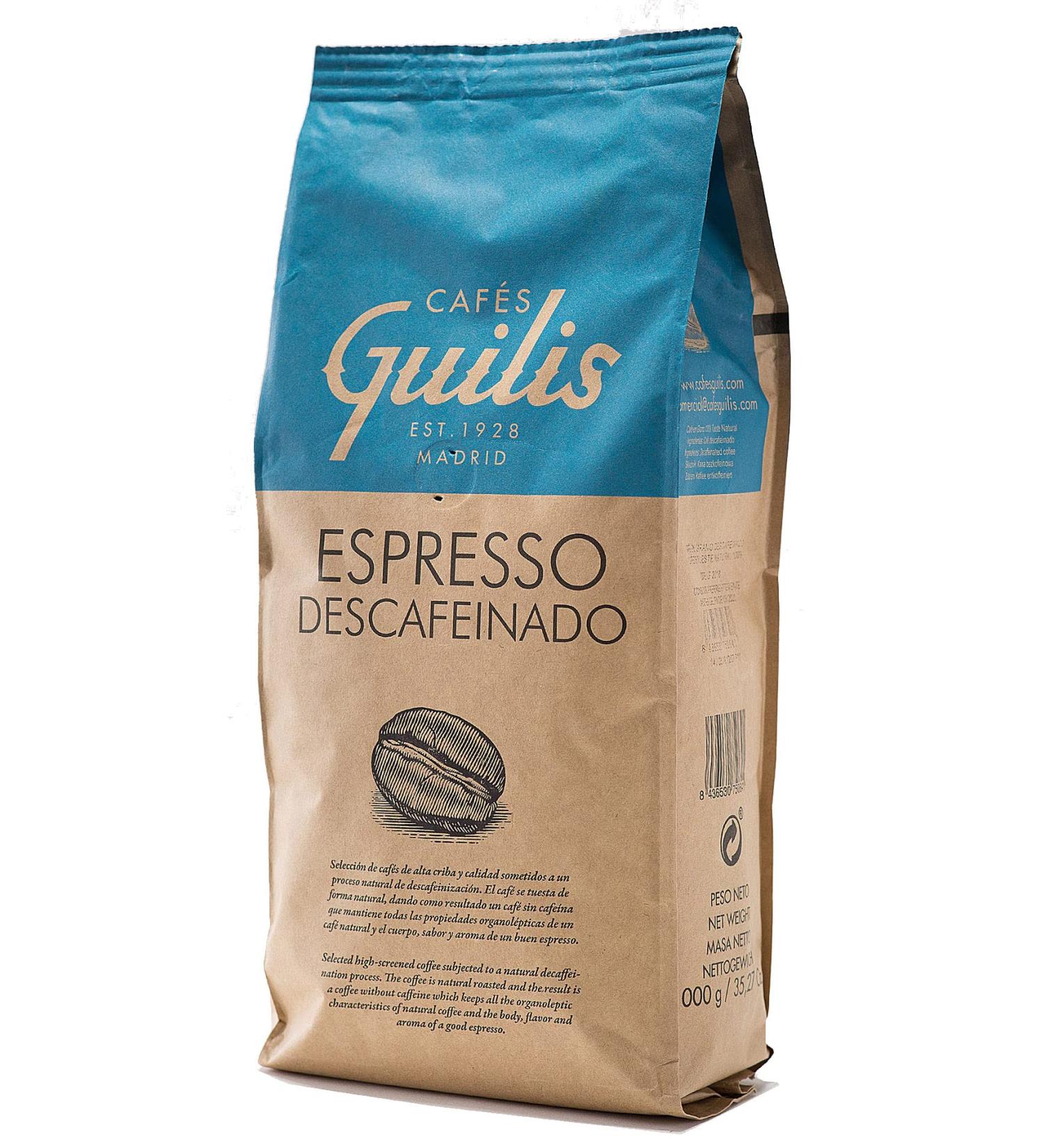 CAFES GUILIS DESDE 1928 AMANTES DEL CAFE - Caf en Grain D caf in Arabica De Torr faction Naturelle 1 kg Caf 1 kg (Lot de 1) - Buy Online on GoSupps.com