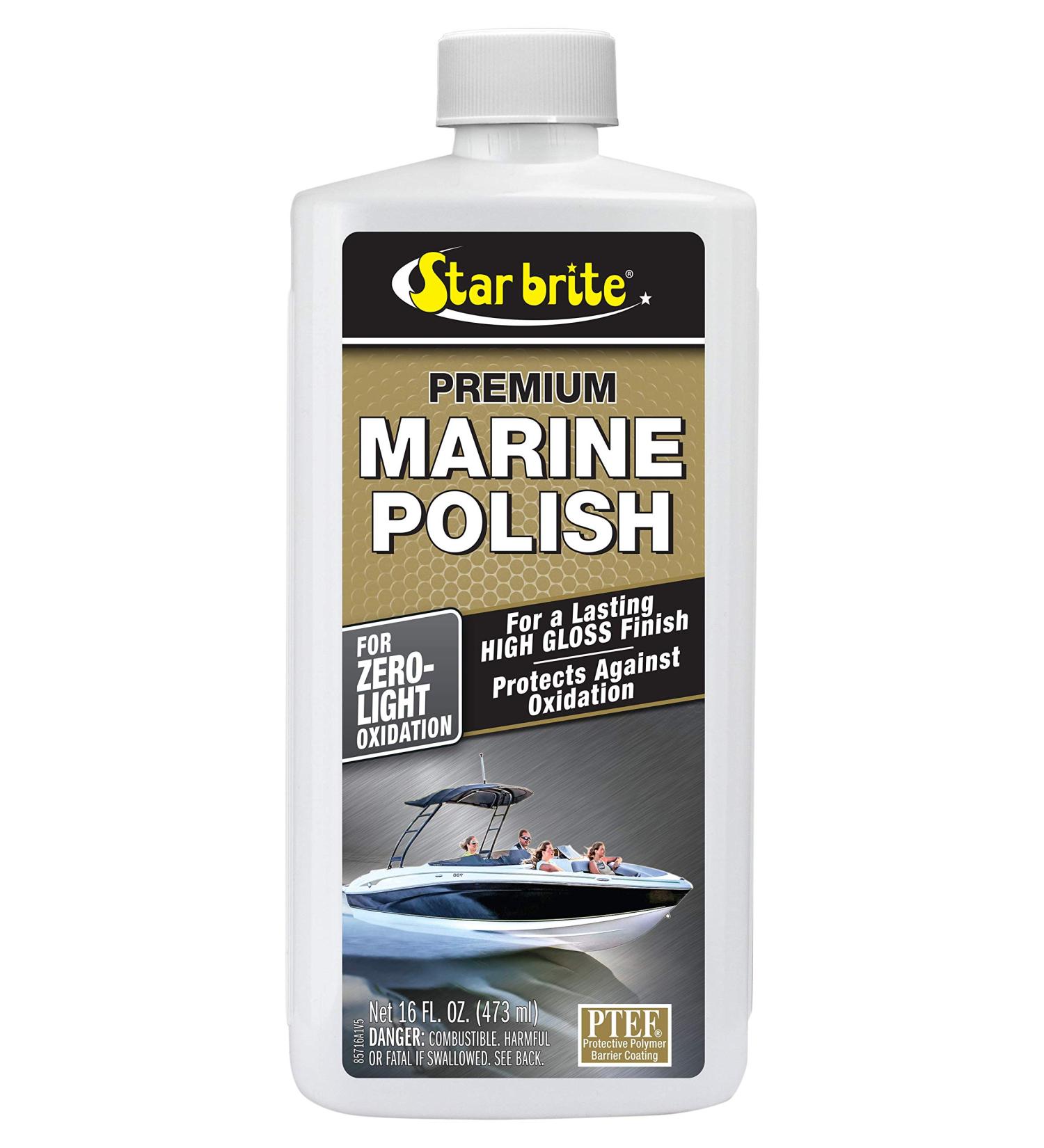 Star Brite Premium Marine Polish - 16oz - Maximum UV Protection & High Gloss Finish - Buy Online on GoSupps.com