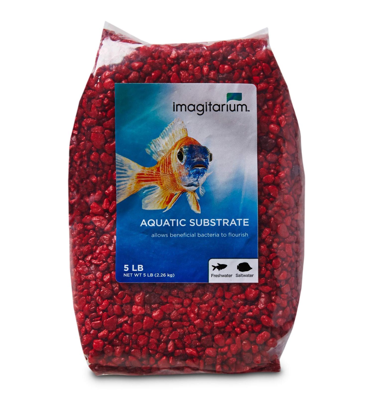 Petco Brand - Imagitarium Strawberry Red Aquarium Gravel 5 Pound (Pack of 1)