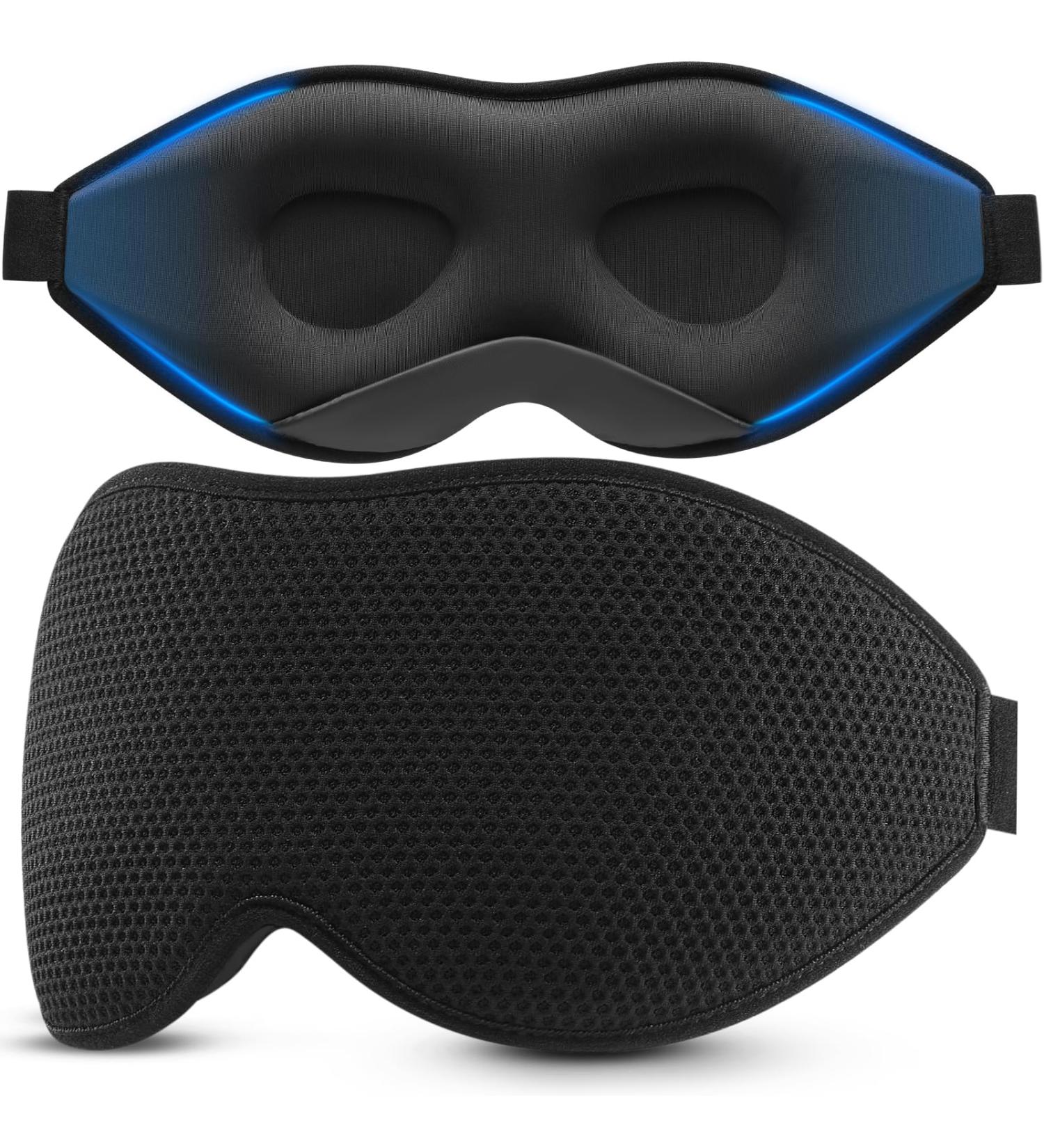 Shop Onaez 3D Mesh Sleep Mask - Breathable Comfort Eye Mask for Men & Women | Blackout Sleeping Glasses for Travel & Yoga - Buy Online on GoSupps.com