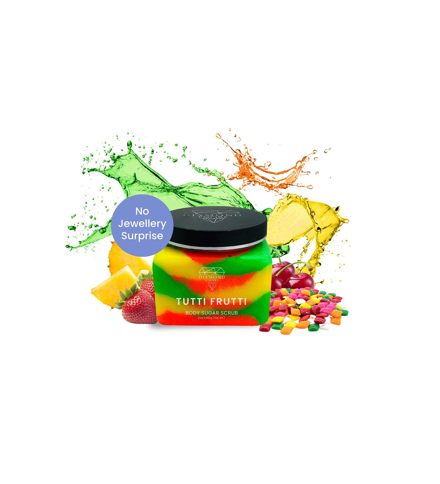 Diamond Empire Organic Tutti Frutti Body Scrub No Jewel Surprise Inside (No Jewelry) - Buy Online on GoSupps.com