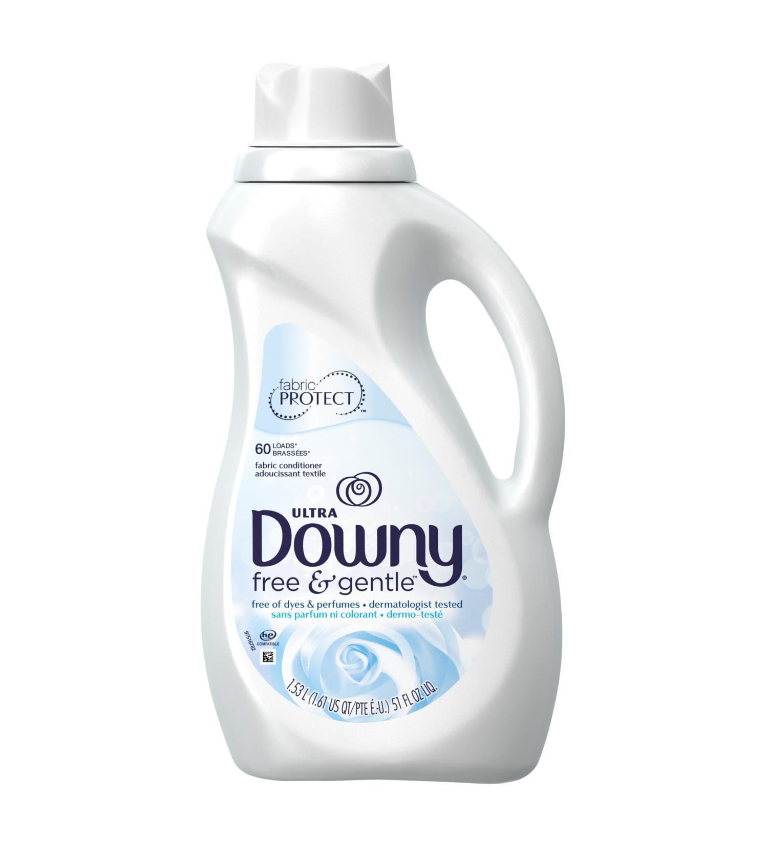 Buy Downy Free & Gentle Liquid Fabric Conditioner 51 FL OZ - Hypoallergenic Softener for Sensitive Skin - International Shipping Available - Buy Online on GoSupps.com