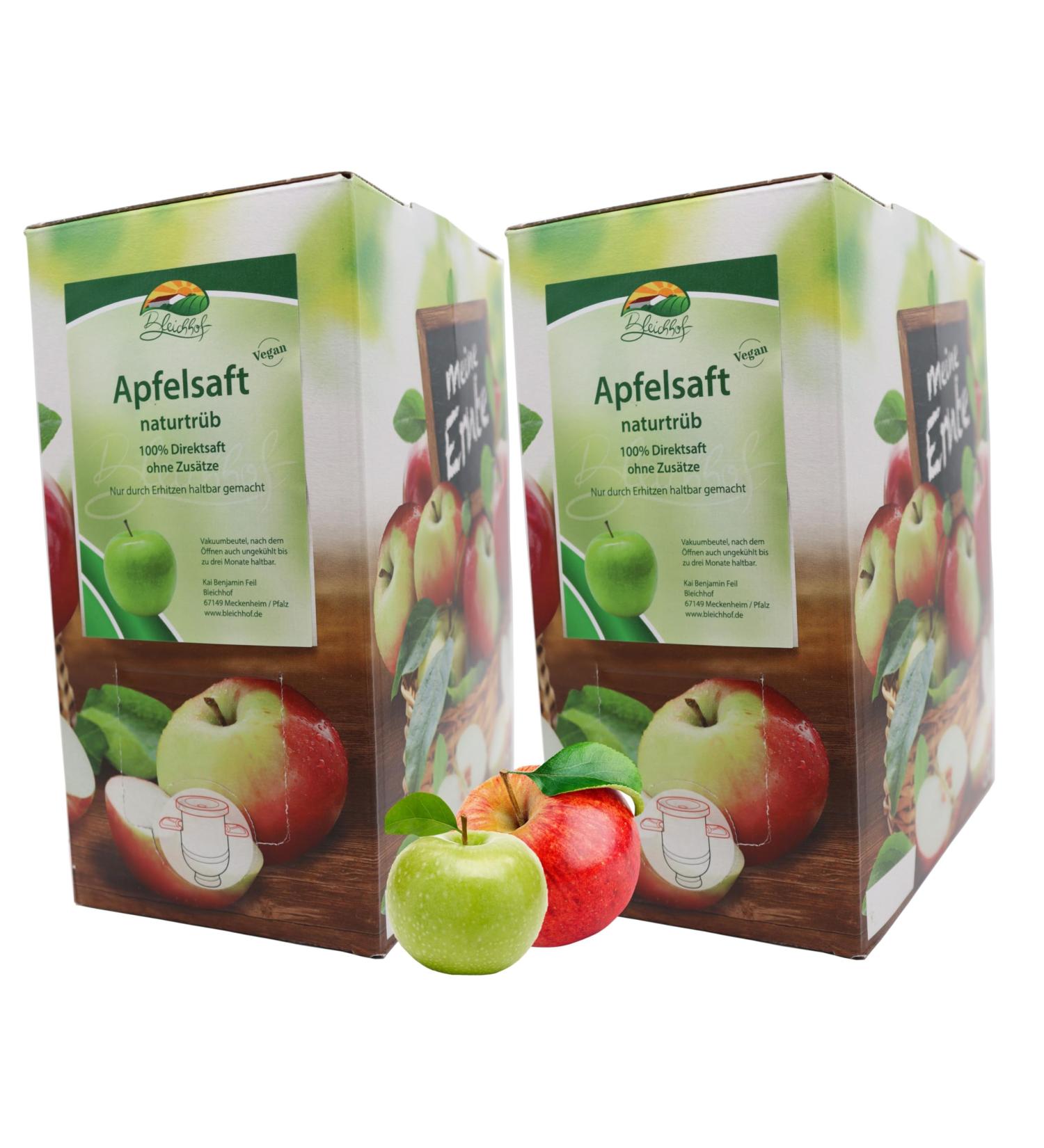 Buy BLEICHHOF Cloudy Apple Juice - Vegan Direct Juice (2x3L) | International Shipping Available - Buy Online on GoSupps.com
