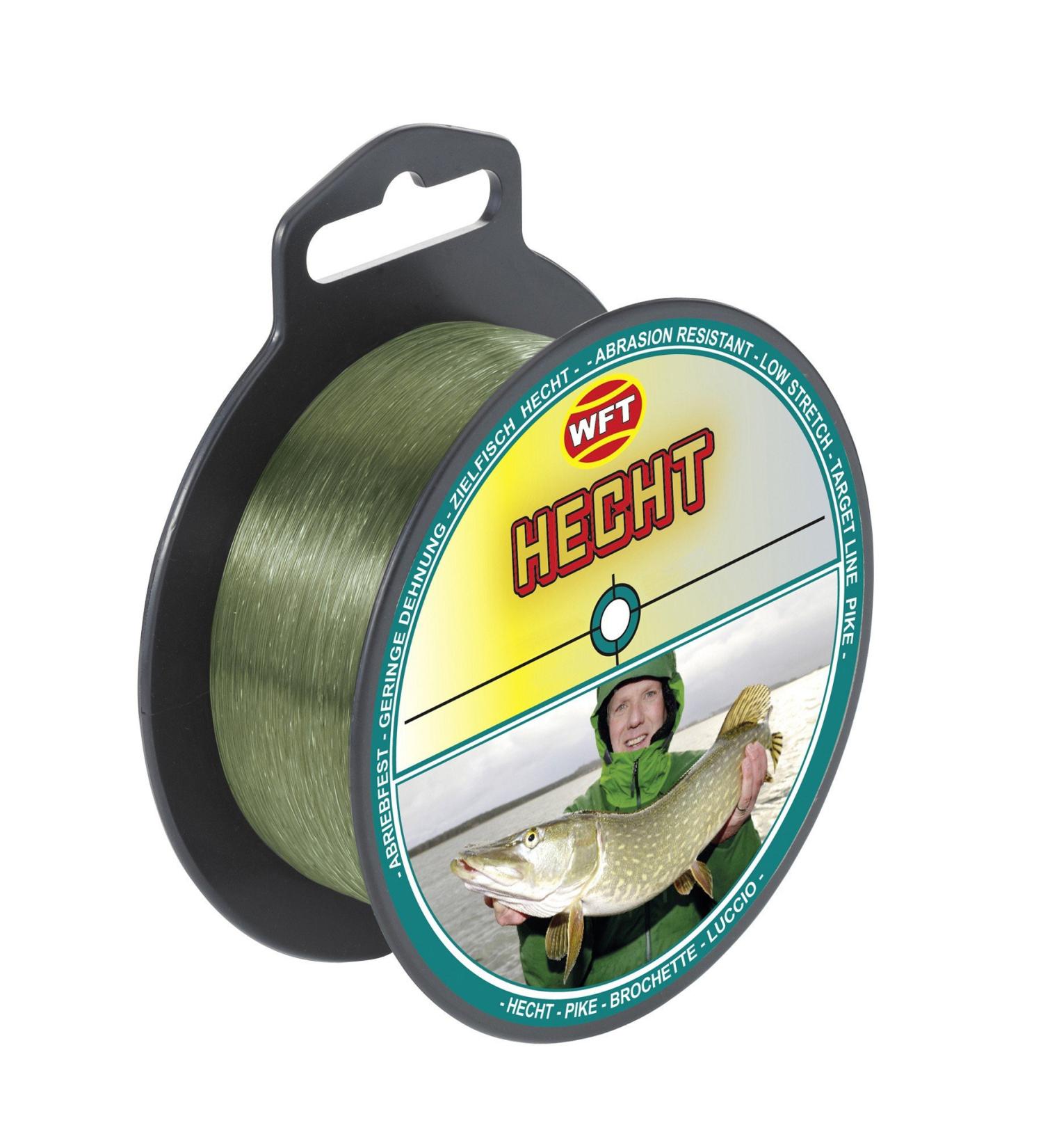 WFT target fish pike 300m 0.35mm 10.3kg green - pike line for fishing for pike fishing line for pike fishing monofilament line