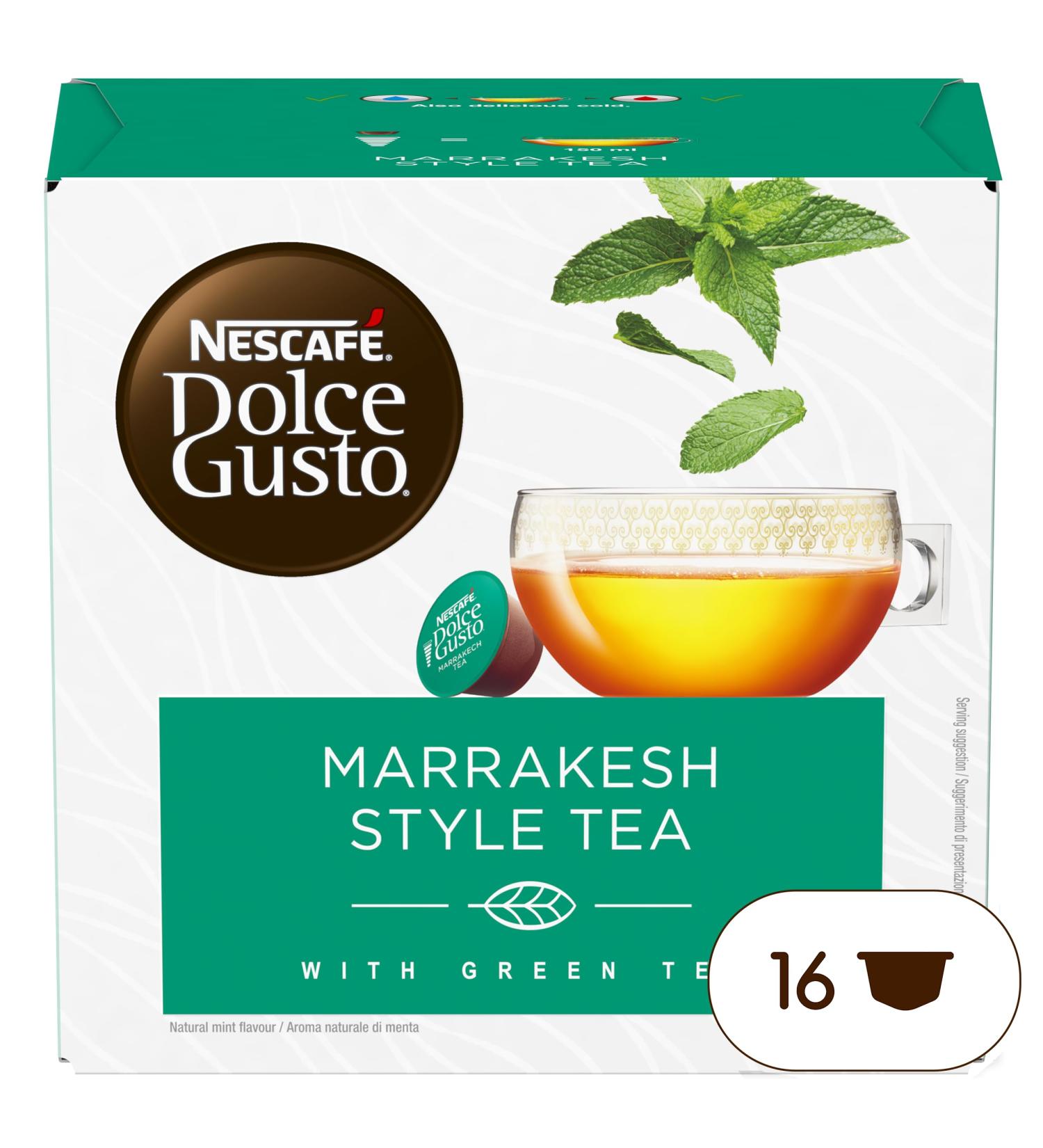 NESCAFE DOLCEGUSTO TEA CAPSULES MARRAKESH X 16 PCS - Buy Online on GoSupps.com