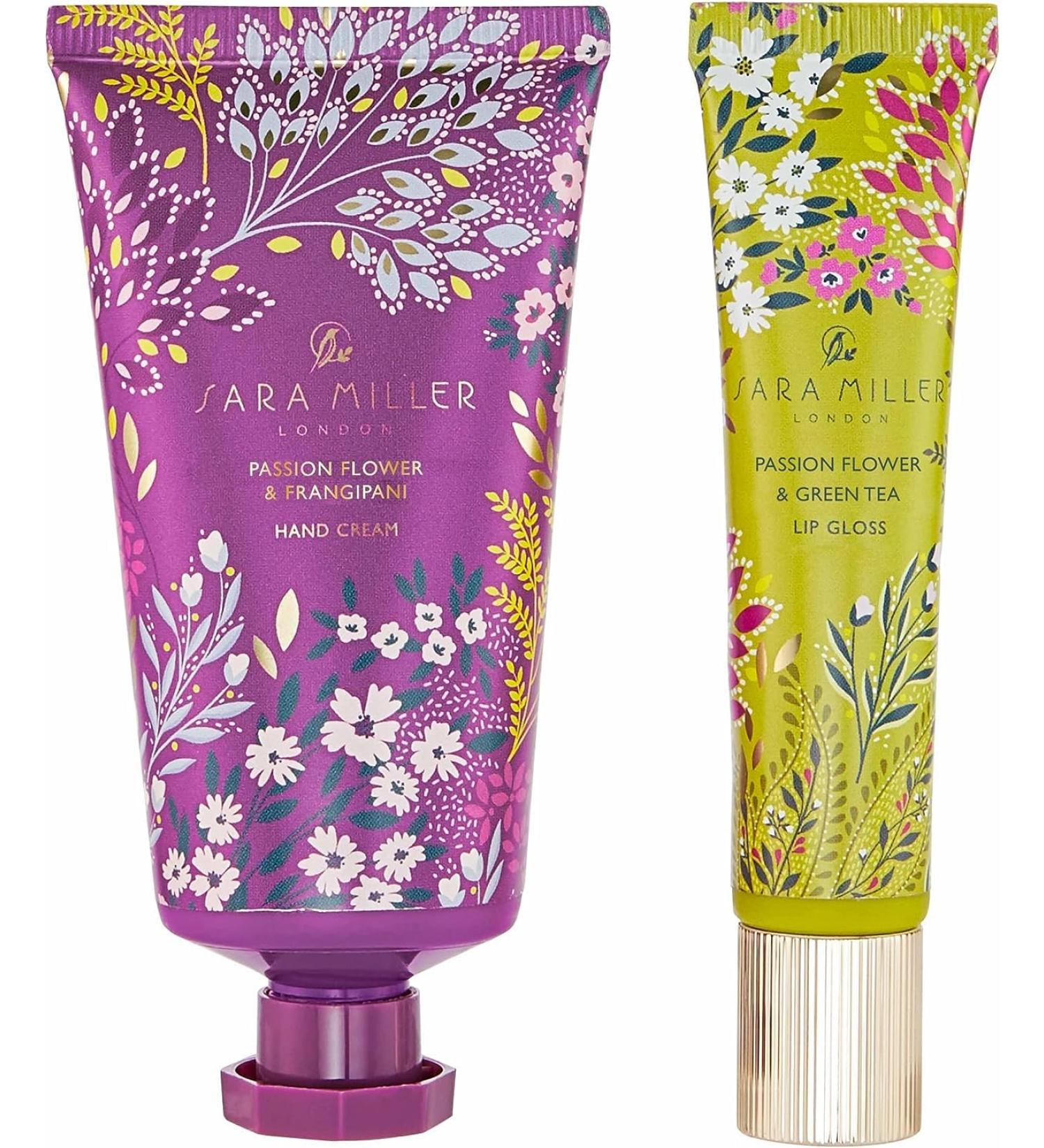 Sara Miller Beauty London Haveli Garden Hand & Lip Duo | Enriched Hand Cream | Made In The UK & Vegan Friendly | Travel Friendly Size - Buy Online on GoSupps.com