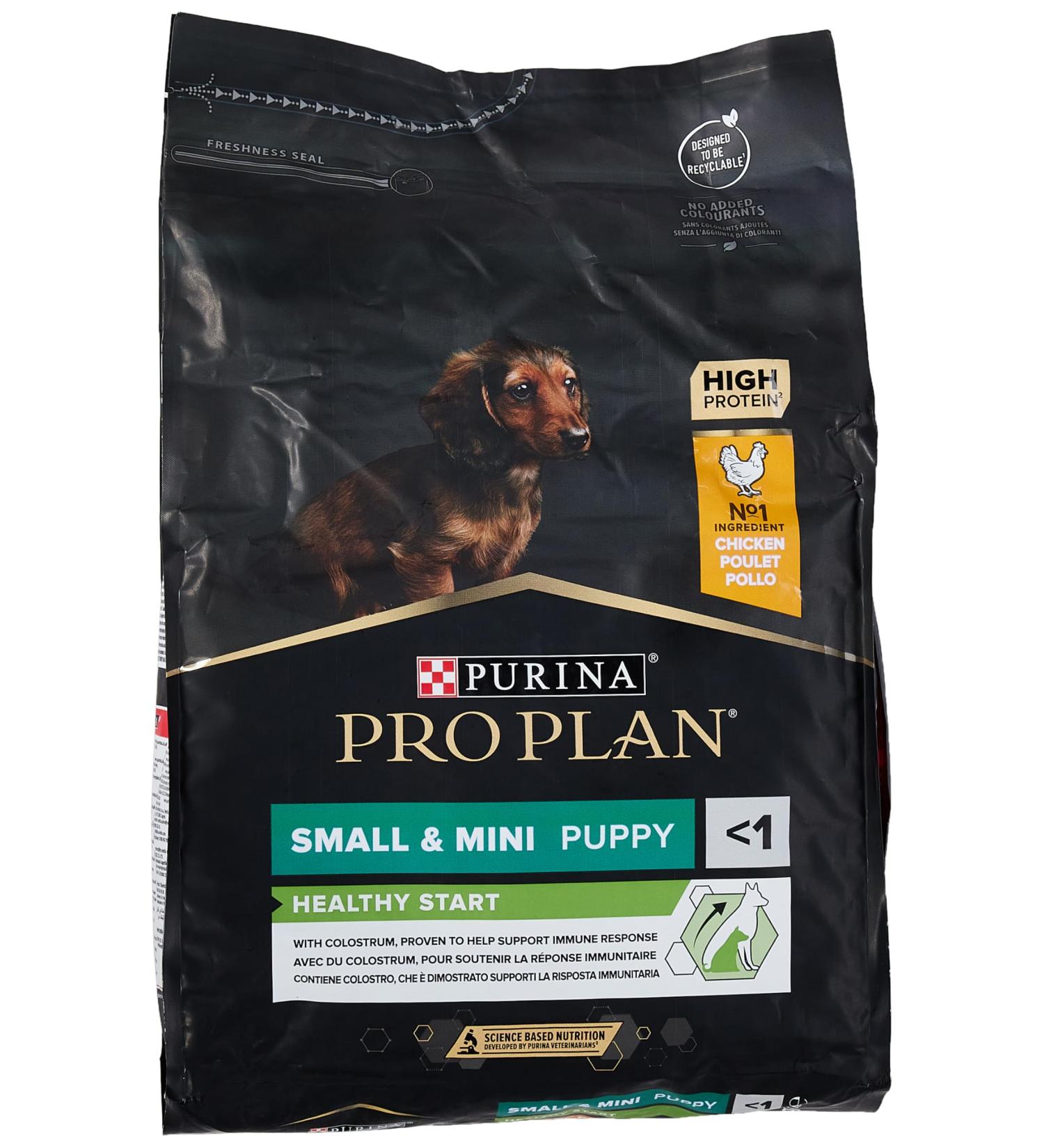 PURINA PRO PLAN | Small & Mini Puppy Healthy Start | Dry Food | Small Rich Chicken Puppies | 3kg Bag - Buy Online on GoSupps.com