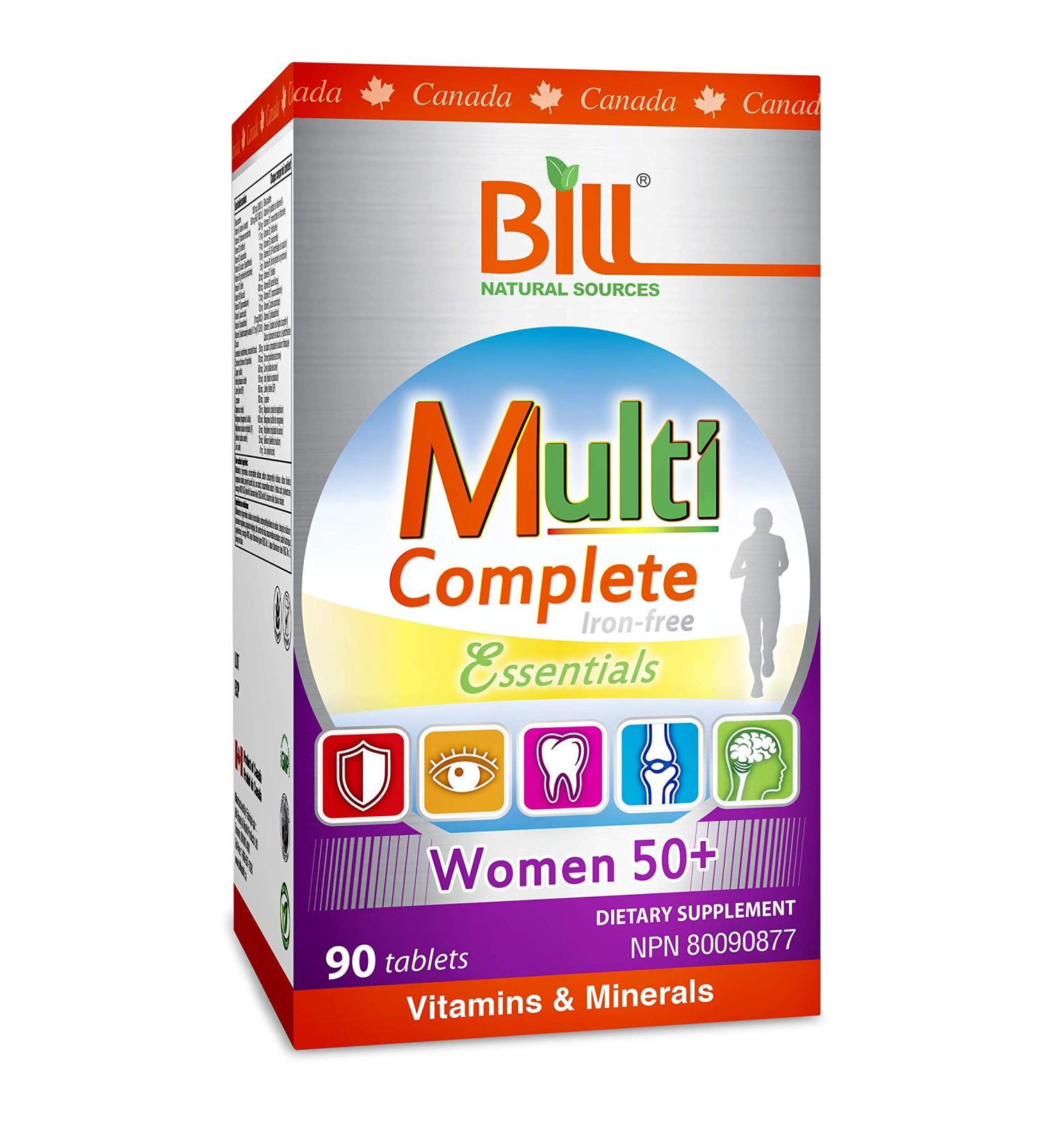 Bill Natural Sources Multi Complete Essentials For Women 50+ 90 count - Buy Online on GoSupps.com