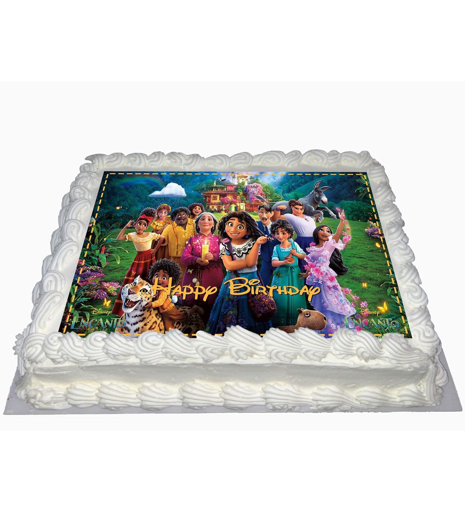ENCAN HAPPY BIRTHDAY PARTY EDIBLE ICING LARGE COSTCO CAKE TOPPER