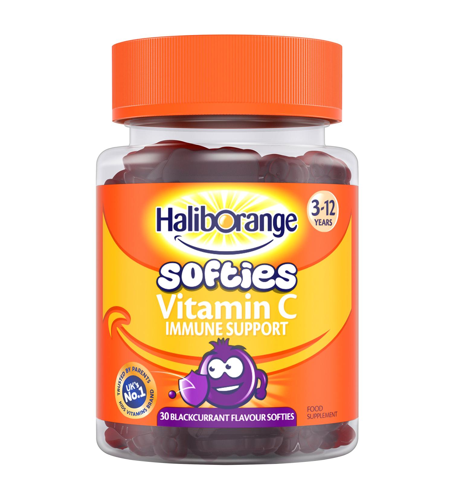 Haliborange Kids Blackcurrant Immune Softies 30 Tablets - Buy Online on GoSupps.com