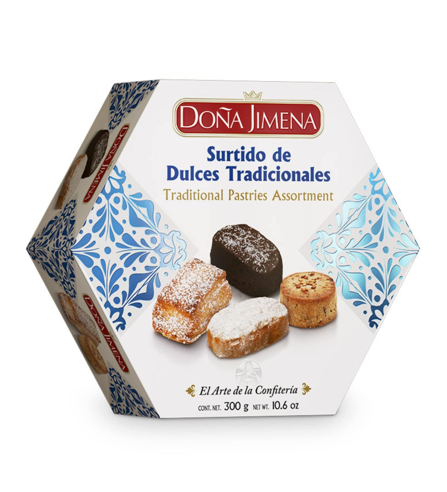 Do a Jimena Christmas Gift Basket | Traditional Sweets Chocolate Polvorones & Mini Biscuits | Perfect for the Whole Family - 300g Almonds - Buy Online on GoSupps.com