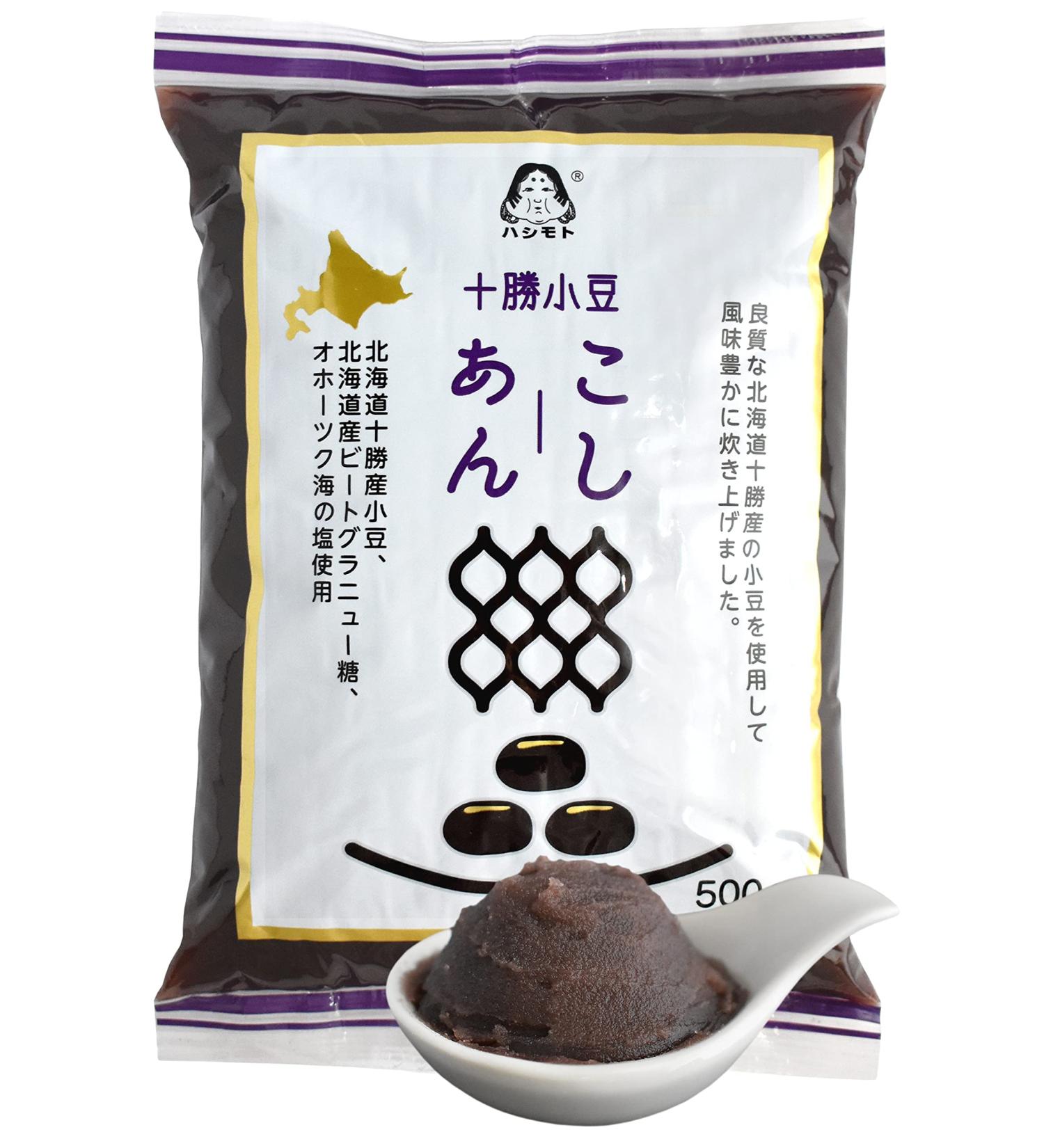 Premium Hokkaido Red Bean Paste - Traditional Japanese Flavor 500g | YAMASAN - Additive-Free & Pureed - Buy Online on GoSupps.com