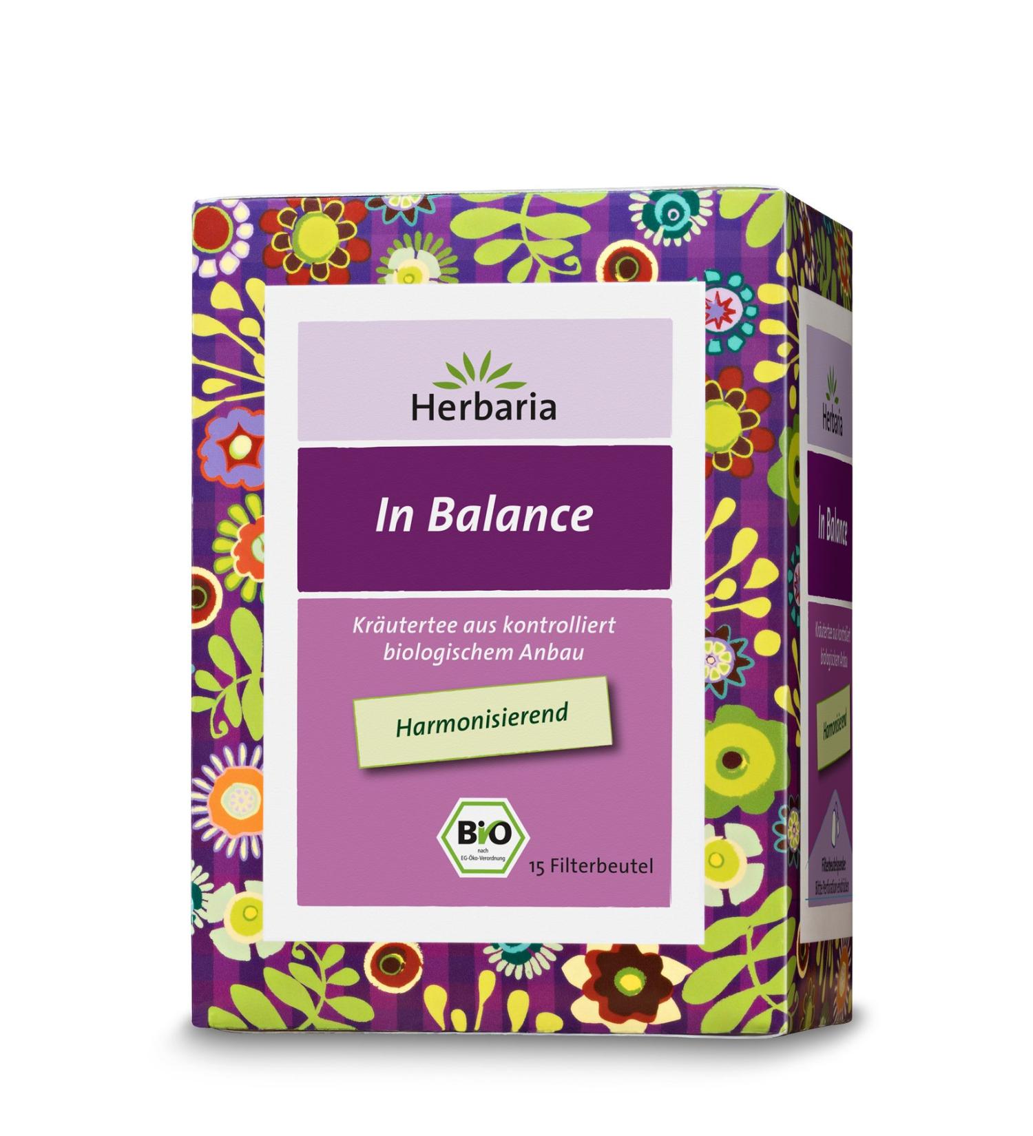 Herbaria Herbaria In Balance Tee 24g Organic Harmonising Tea Bags