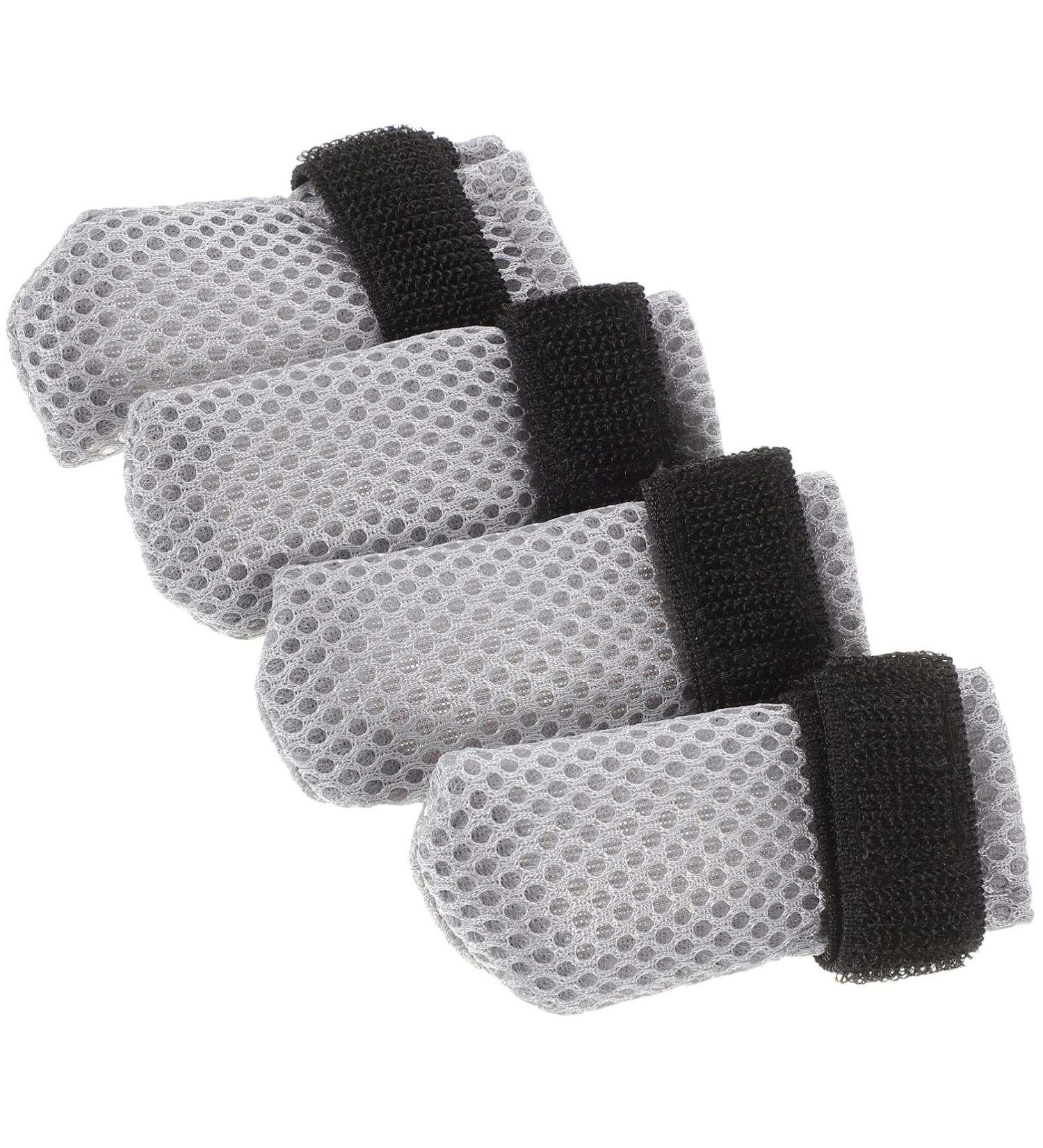 POPETPOP Breathable Cat Shoes Cat Boots 4Pcs shoes for cats cat nails caps cat claw covers Paw Covers Protectors Cat Paw Covers 10X9X0.5CM Grey - Buy Online on GoSupps.com