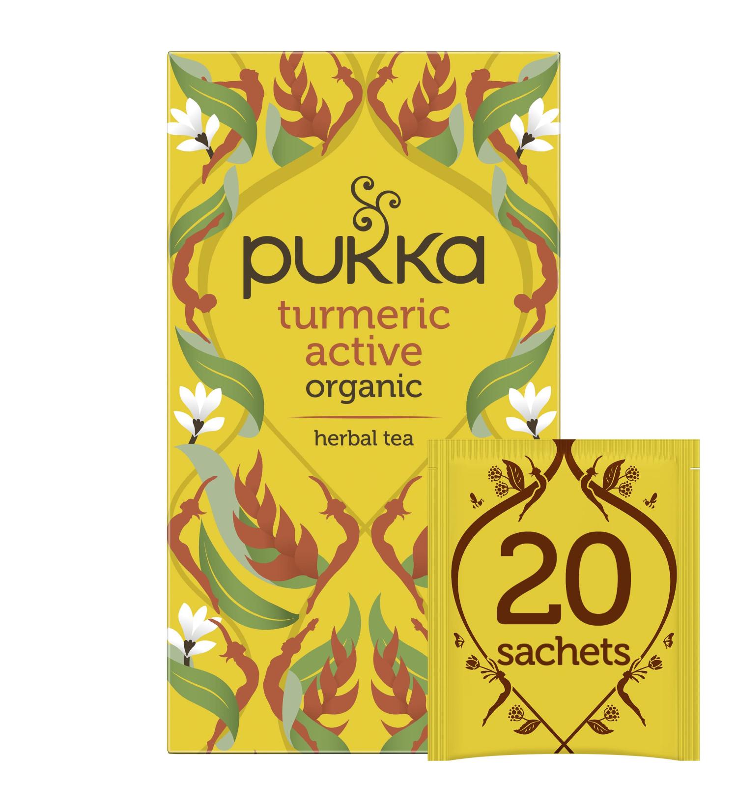 Pukka Org Teas Tumeric Active Tea 20 Stuk 20 Units - Buy Online on GoSupps.com