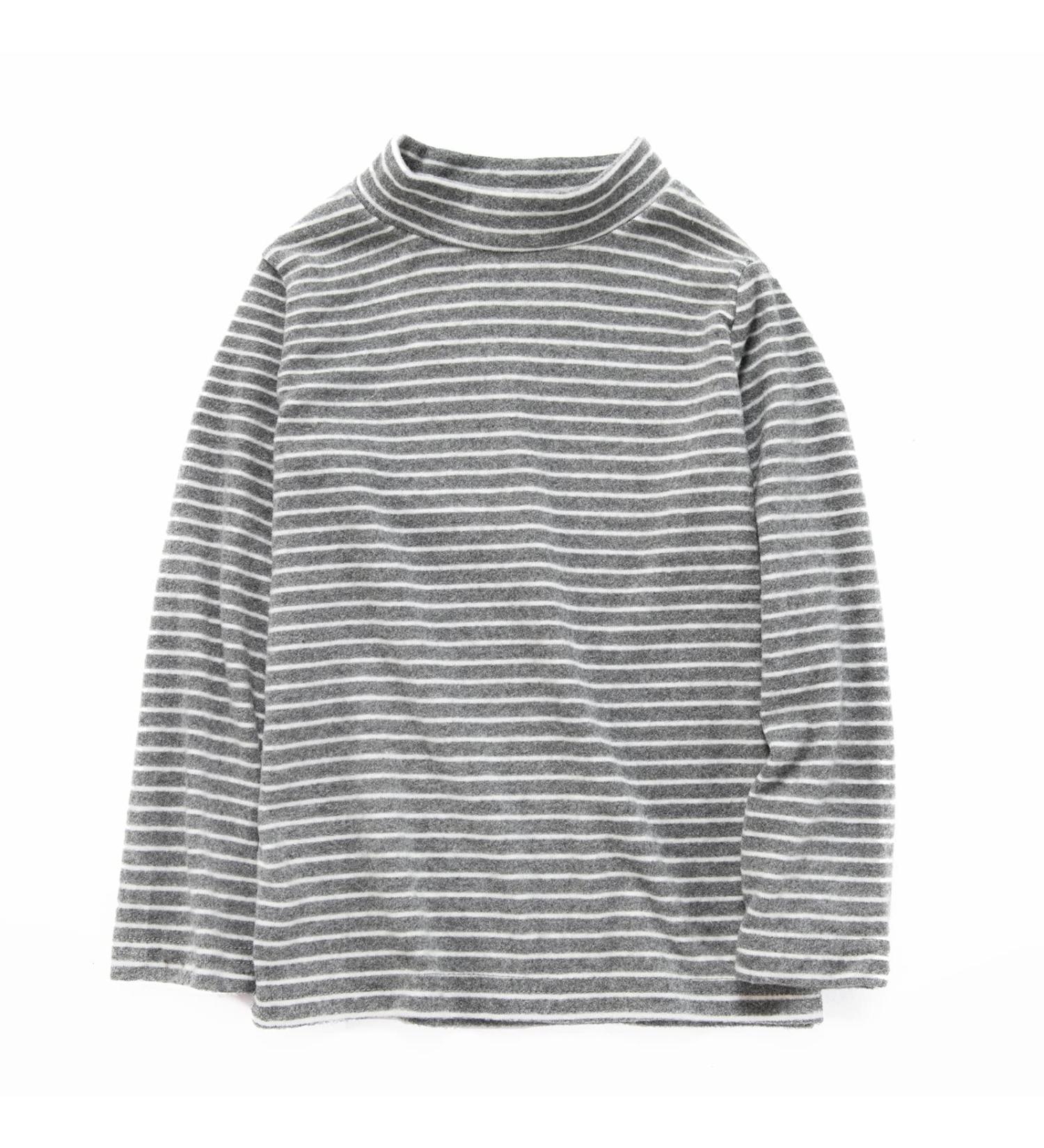 Kids Stripe Long Sleeve T-Shirt 6-7 Grey - Thermal Tops for Boys and Girls - Buy Online on GoSupps.com