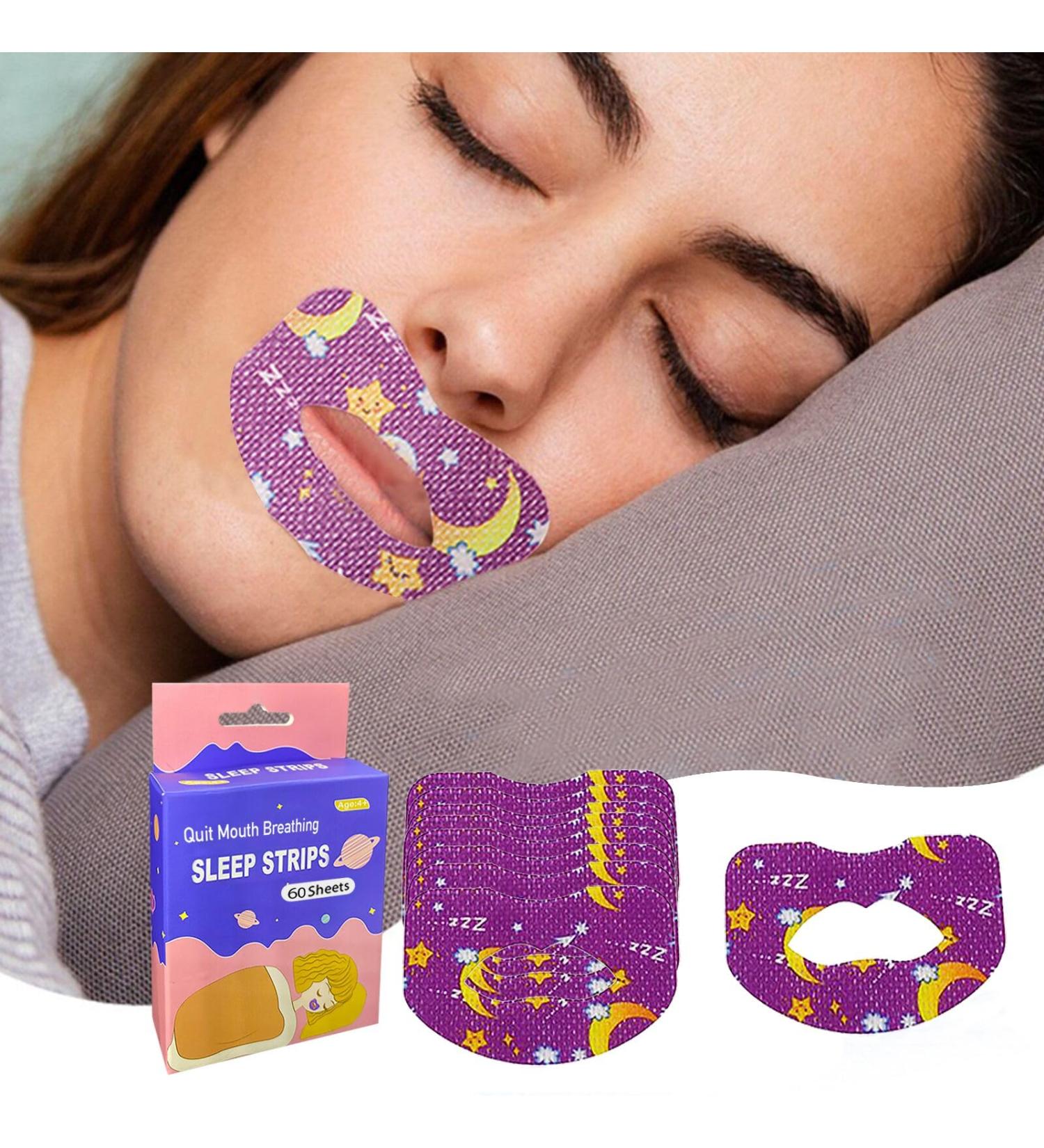 Mouth Tape for Sleeping - Promote Nasal Breathing with Breathable Mouth Strips | Non-Woven Fabric Sleep Aids (Purple for Oily Skin - Buy Online on GoSupps.com