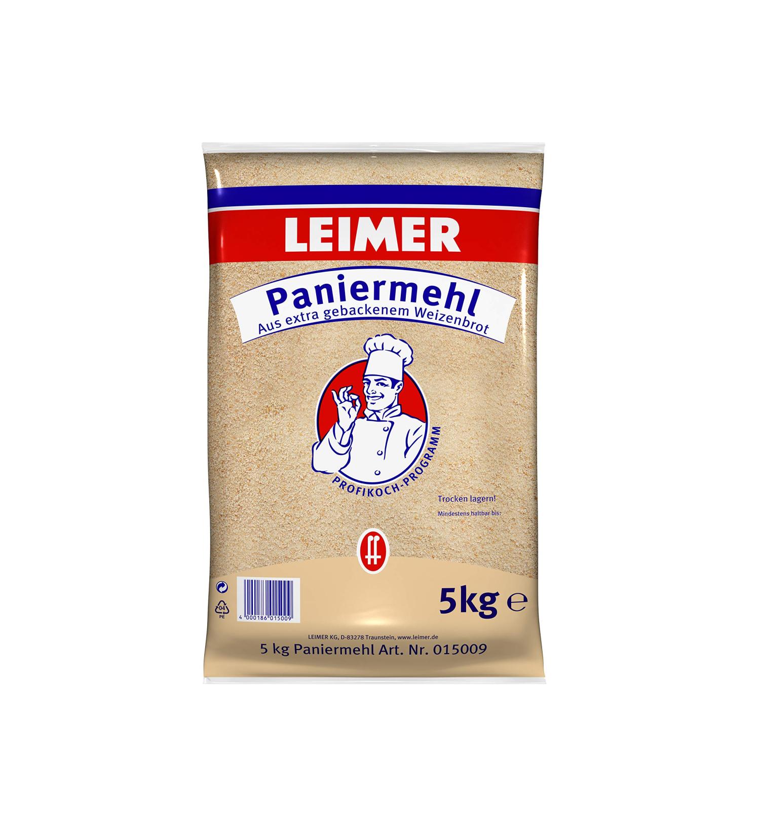 Leimer Breadcrumbs 5000g - Premium Quality for Baking & Cooking | International Shipping Available - Buy Online on GoSupps.com