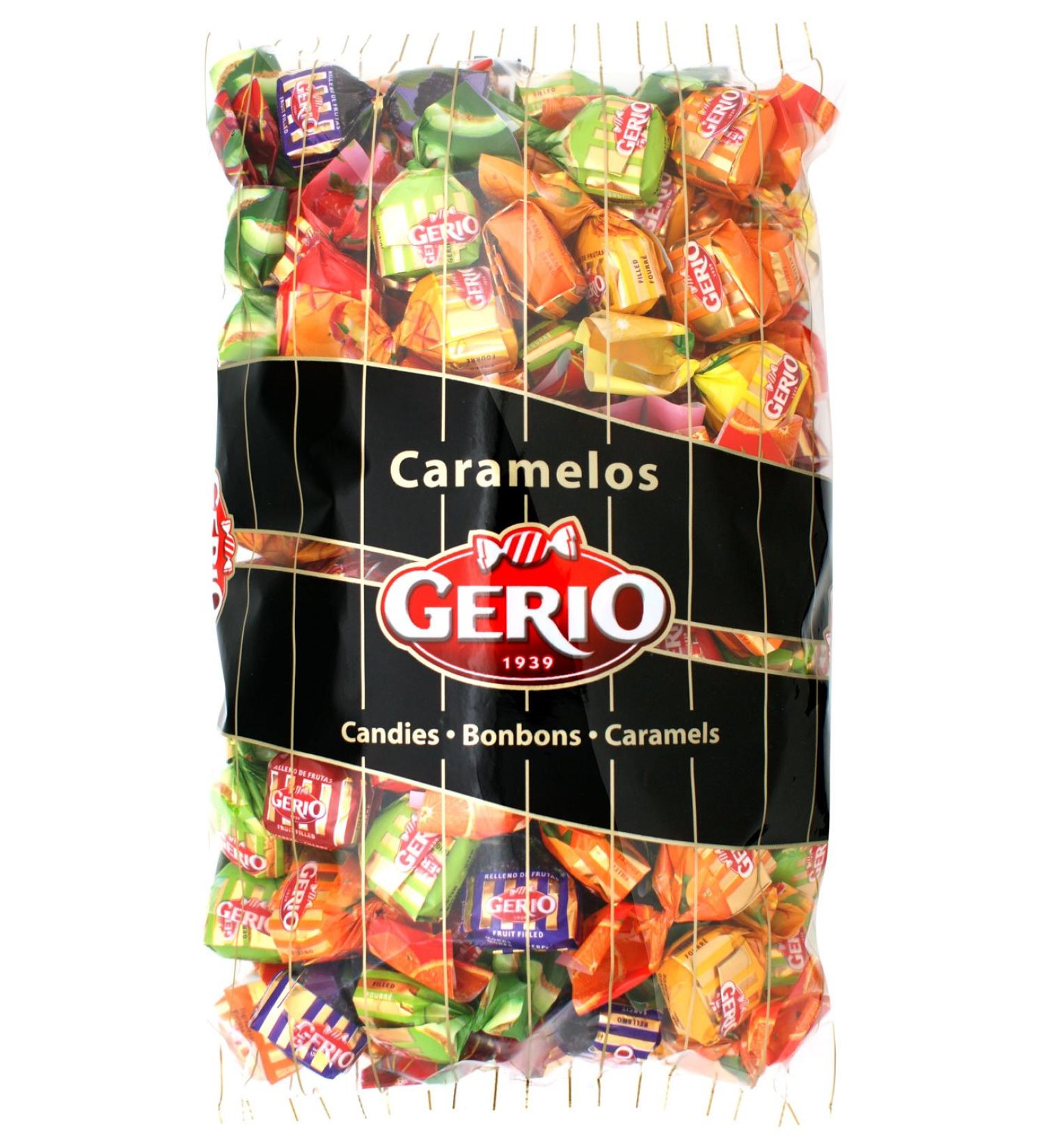 GERIO Fruit Stuffed Sweets 8 Flavors 1 kg.