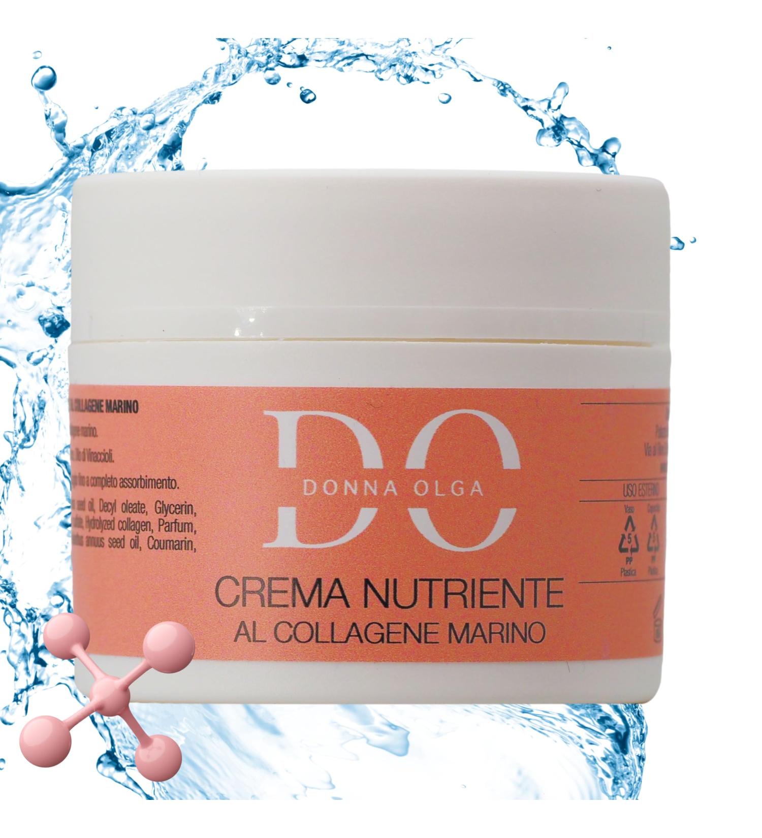  DONNA OLGA Collagen Face Cream 50 Ml | Super Moisturizing and Nourishing Face Cream Men and Women with Marine Collagen | Antiage Regenerating Face Cream - Buy Online on GoSupps.com