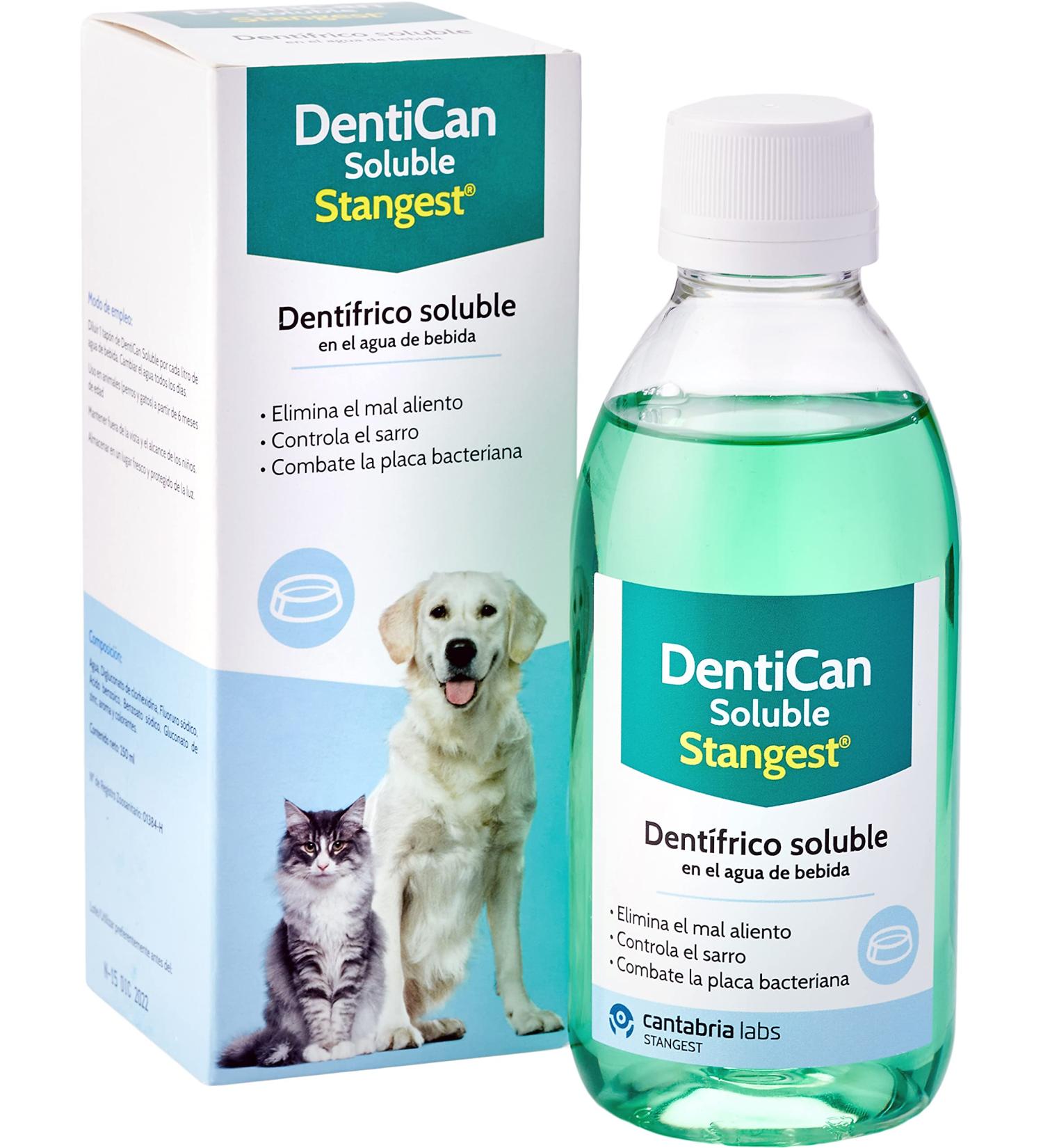  STANGEST STANGEST Soluble DentiCan | Soluble Toothpaste for Dogs & Cats | Oral Hygiene | Eliminates Bad Breath | Plaque & Tartar Control | 250ml - Buy Online on GoSupps.com