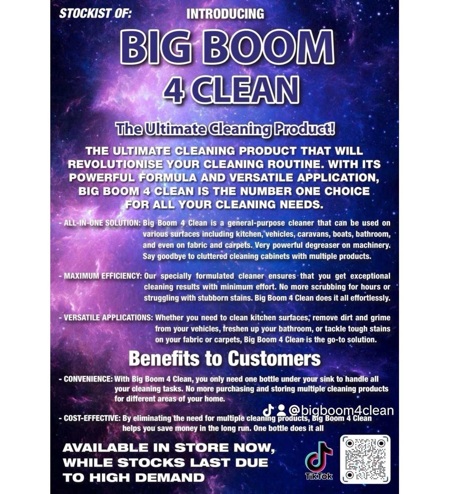 Big boom 4 clean