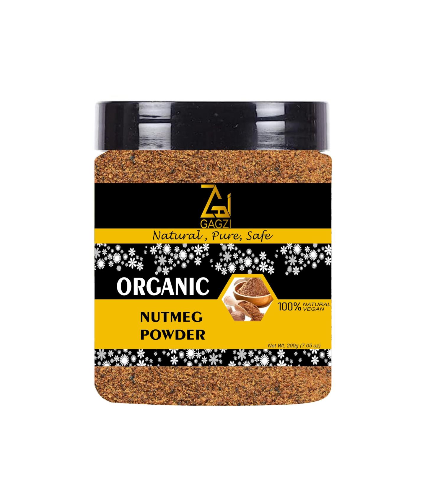 GAGZI All Natural Organic Spices Nutmeg Powder 100 Gram (Packing May Be Vary) Pack Of 1 100 Gram 3.35 oz