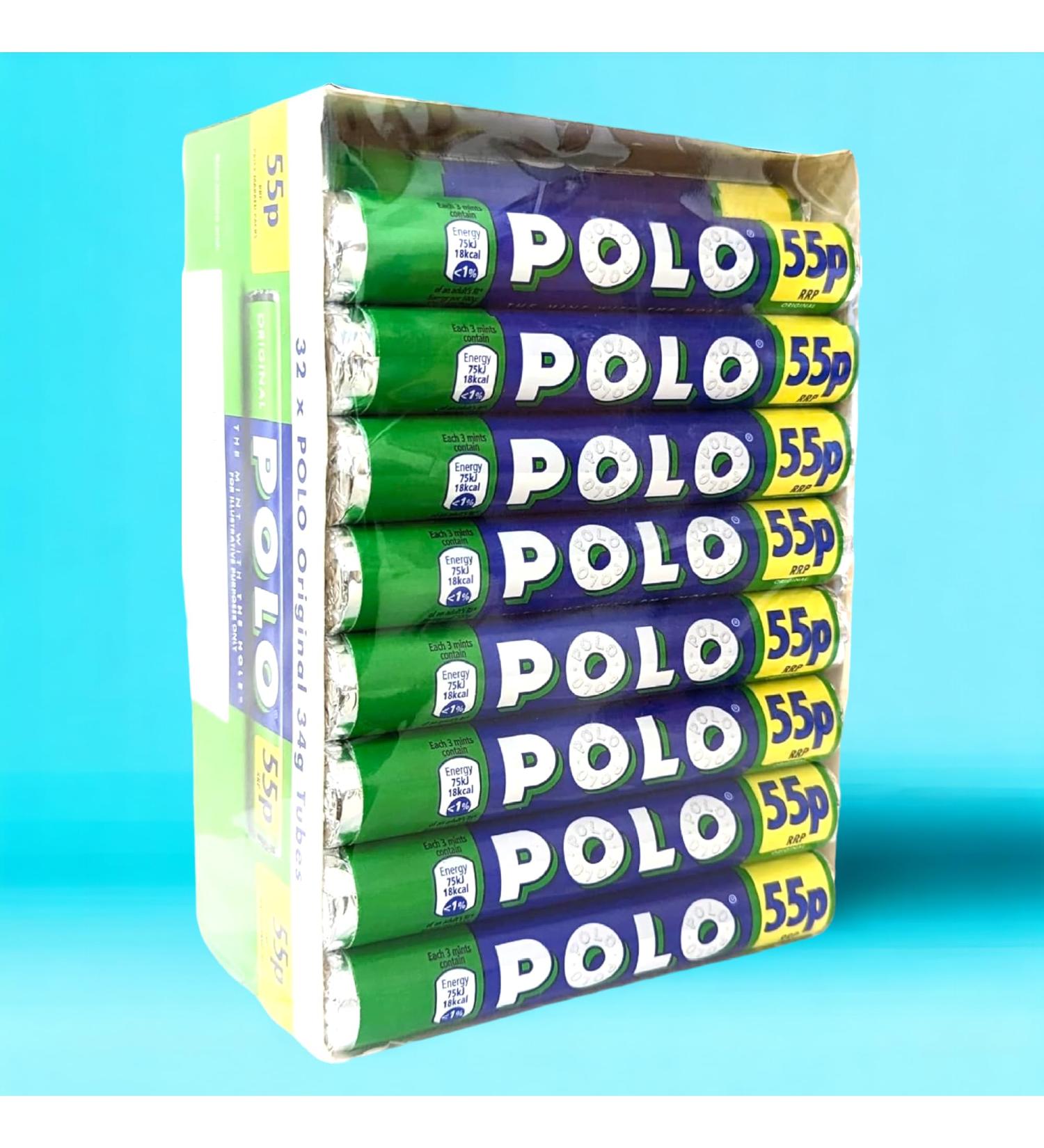 Full Boxes of Polo Mint Tubes 32x34g (Original Mint)