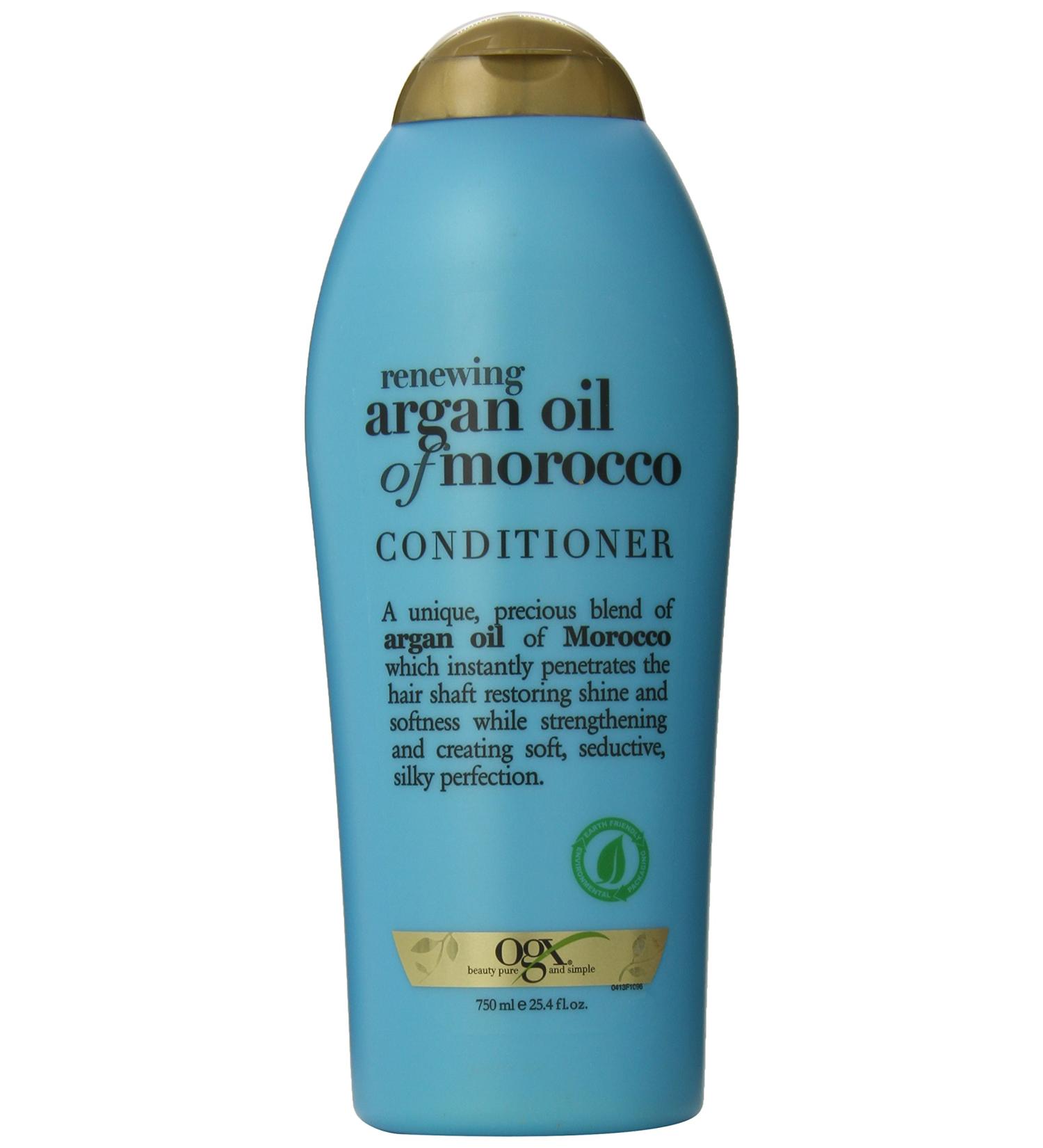 OGX Renewing Moroccan Argan Oil Conditioner 25.4oz - Salon Size Deep Hydration & Nourishment for All Hair Types - International Shipping Available - Buy Online on GoSupps.com