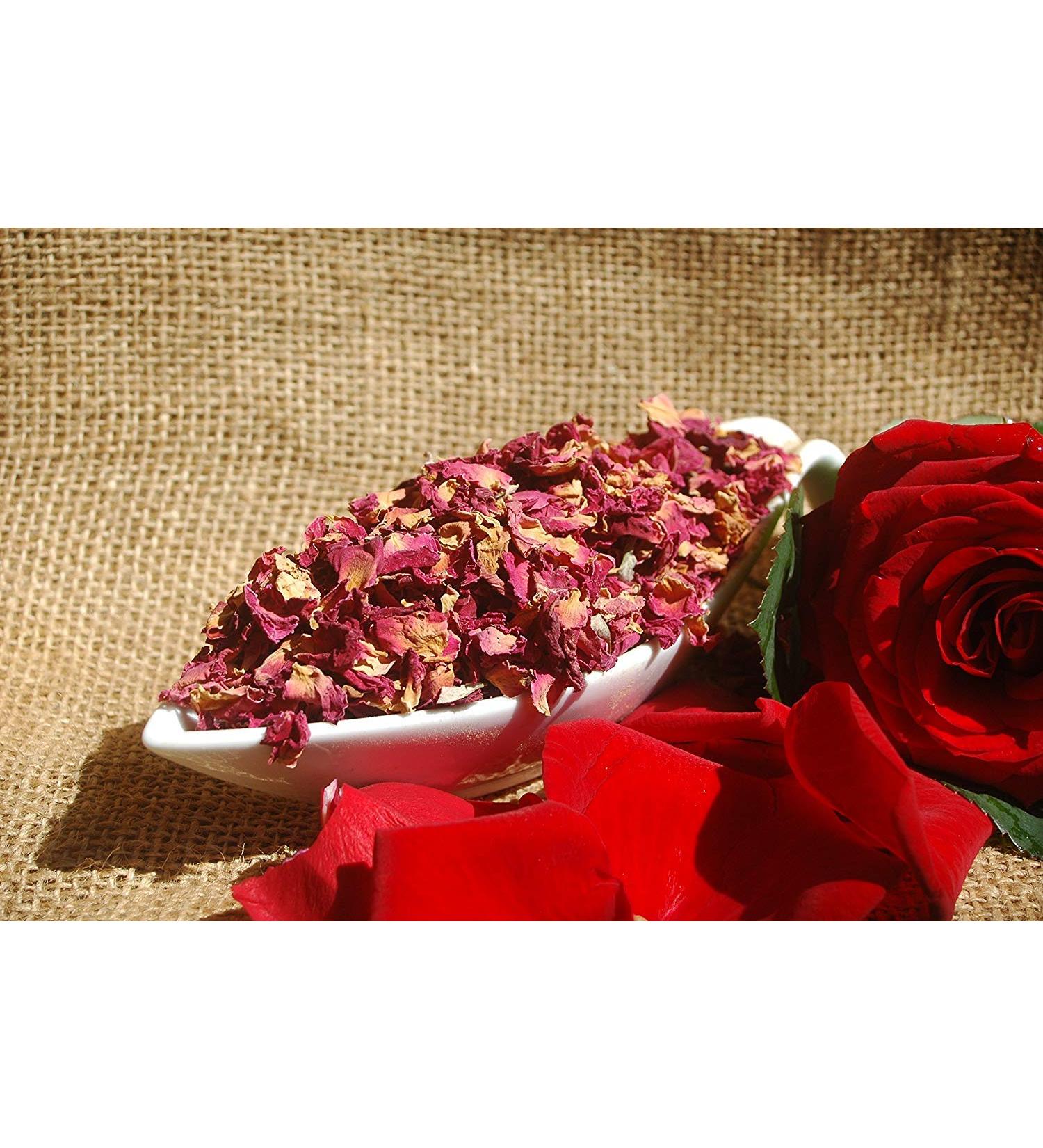 Krauterino24 Krauterino24 - Whole red rose petals quantity: 250 g