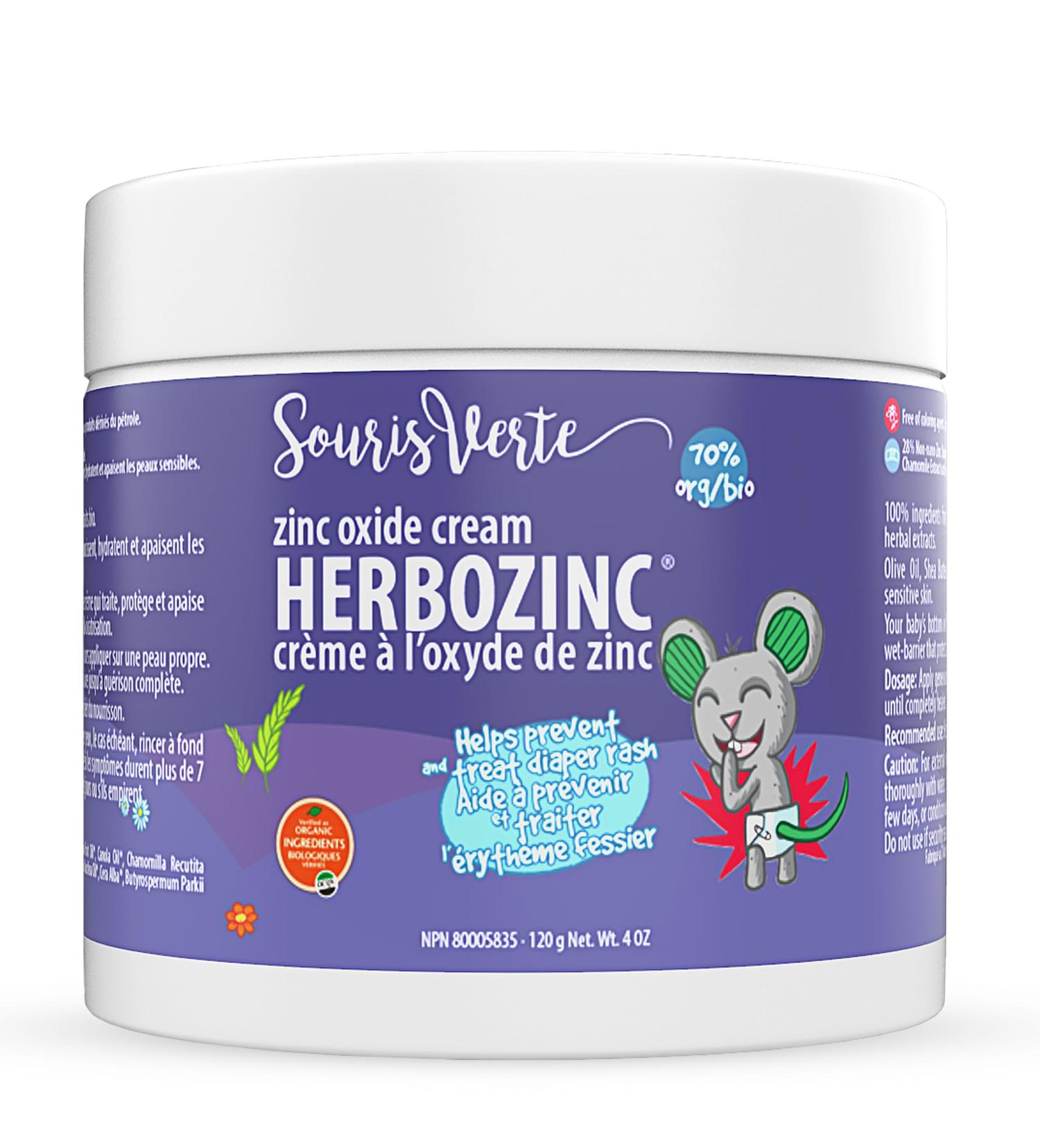 Buy 834 Baby Zinc Oxide Diaper Cream Herbozinc 120g - Soothing & Protecting for Delicate Skin | International Shipping Available - Buy Online on GoSupps.com
