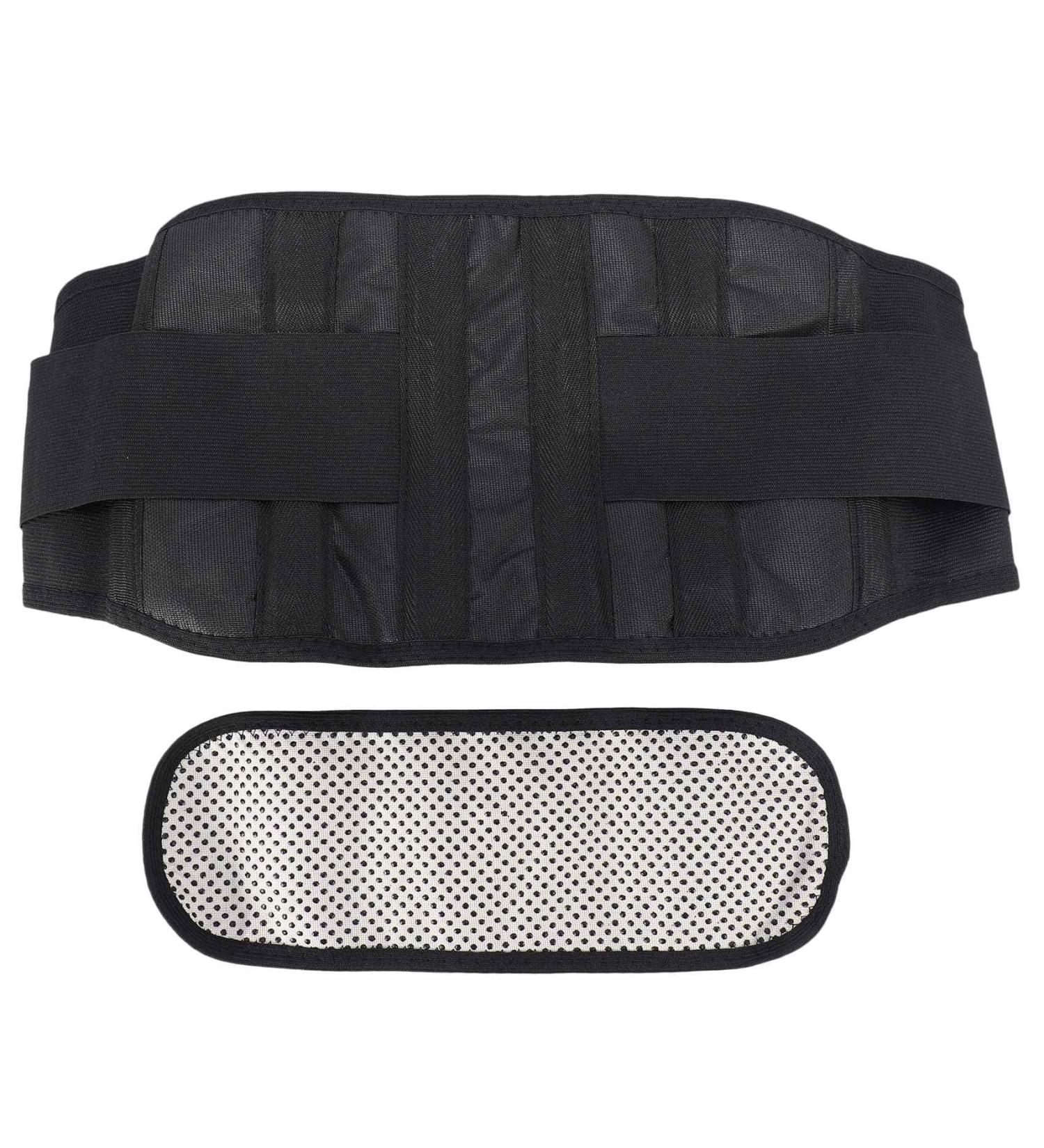 Ficher Adjustable Tourmaline Magnetic Therapy Back Support Belt - Self-Heating Lumbar Massage for Optimal Spine Health - Buy Online on GoSupps.com