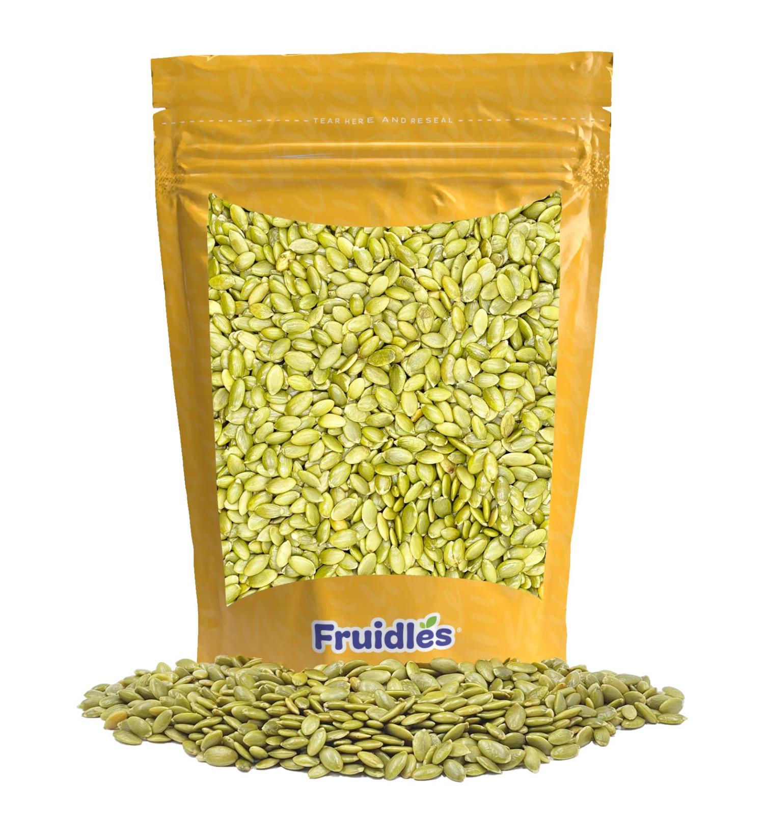 Pepitas Pumpkin Seeds Roasted and Unsalted, AA Grade Non-GMO, Gluten-Free, Healthy Fat (Half-Pound) 8 Ounce (Pack of 1)