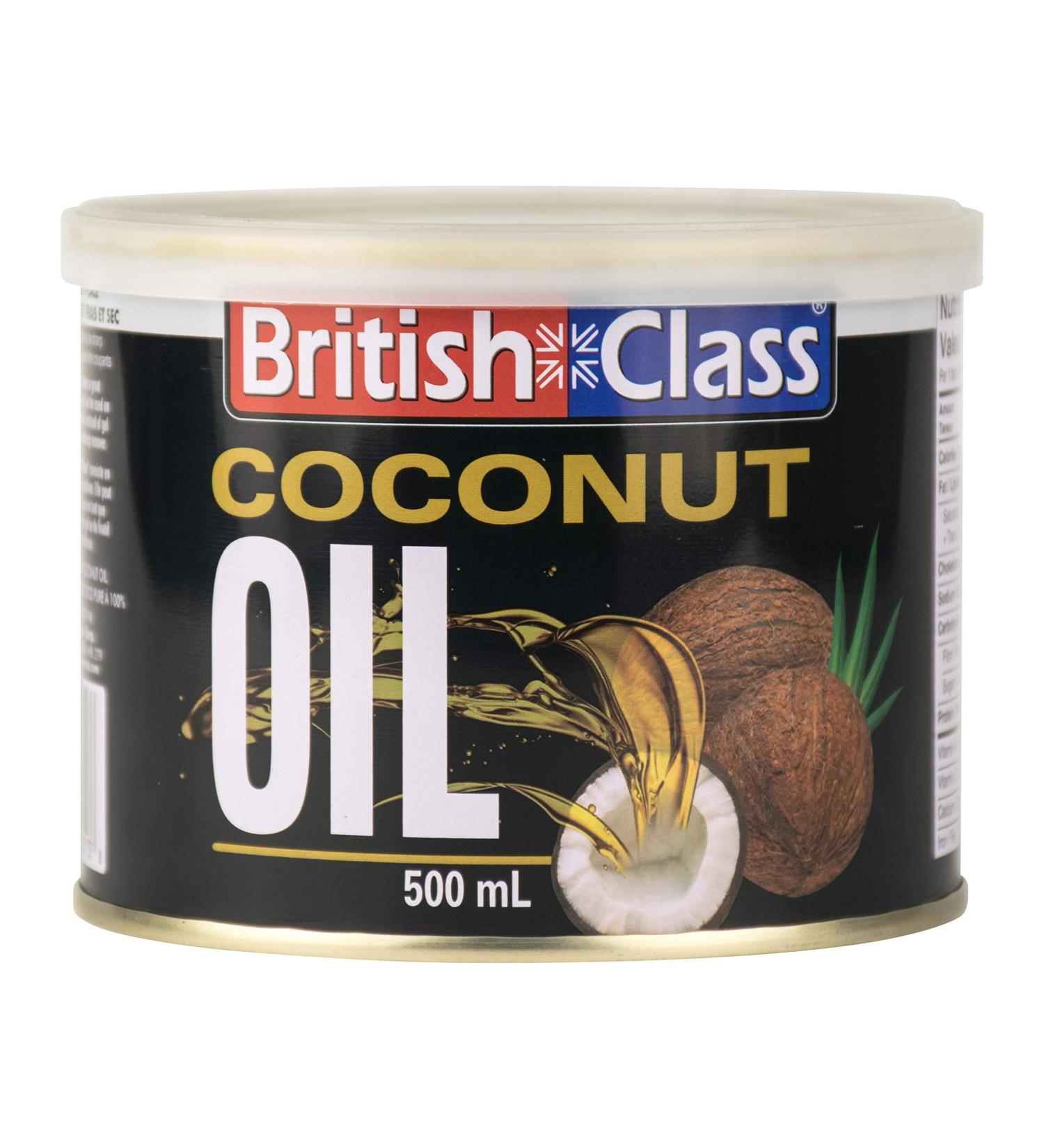 British Class British Class Coconut Oil 500 milliliters - Buy Online on GoSupps.com