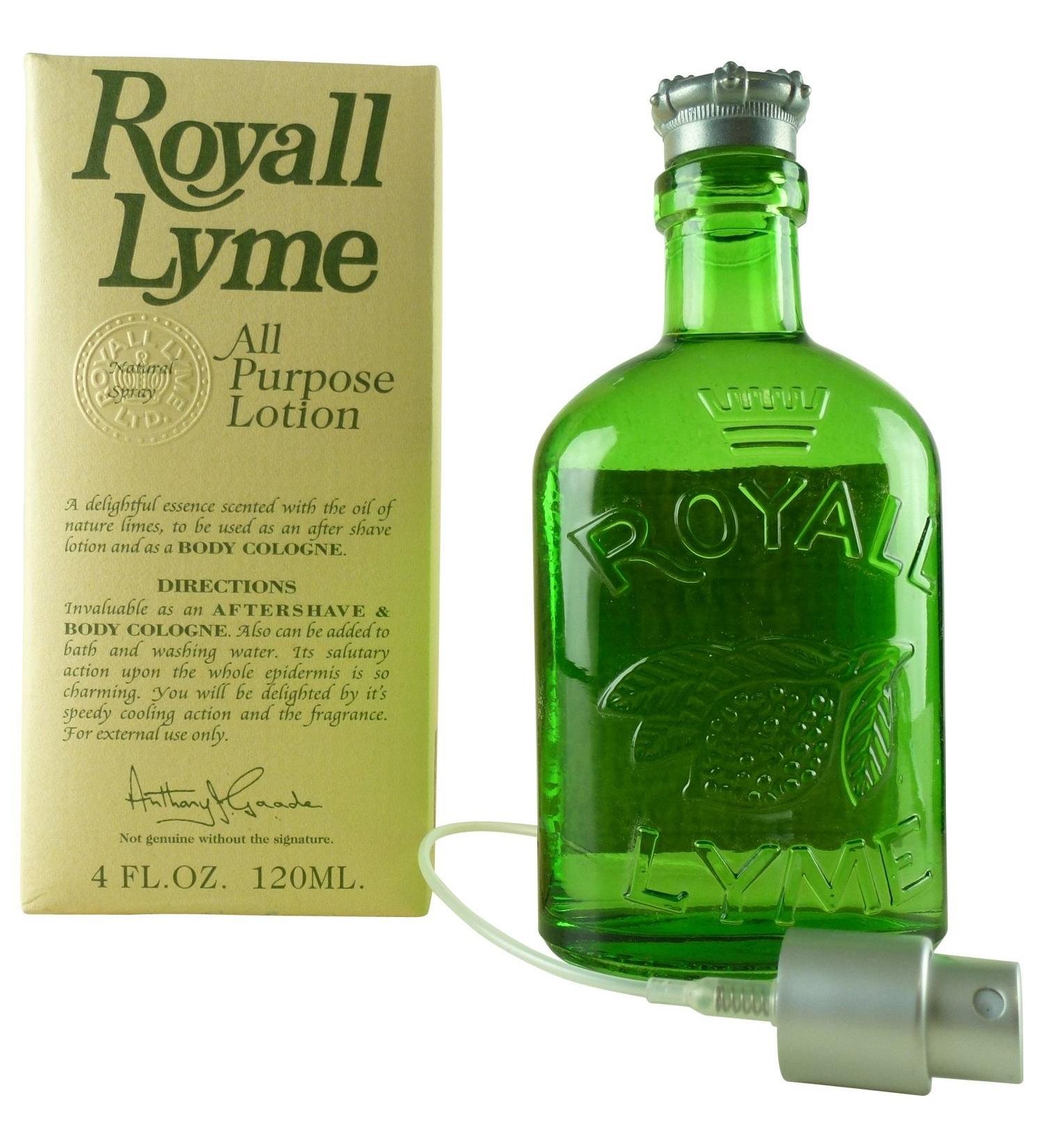 Royall Lyme By Royall Fragrances 4 oz All Purpose Lotion / Cologne for Men
