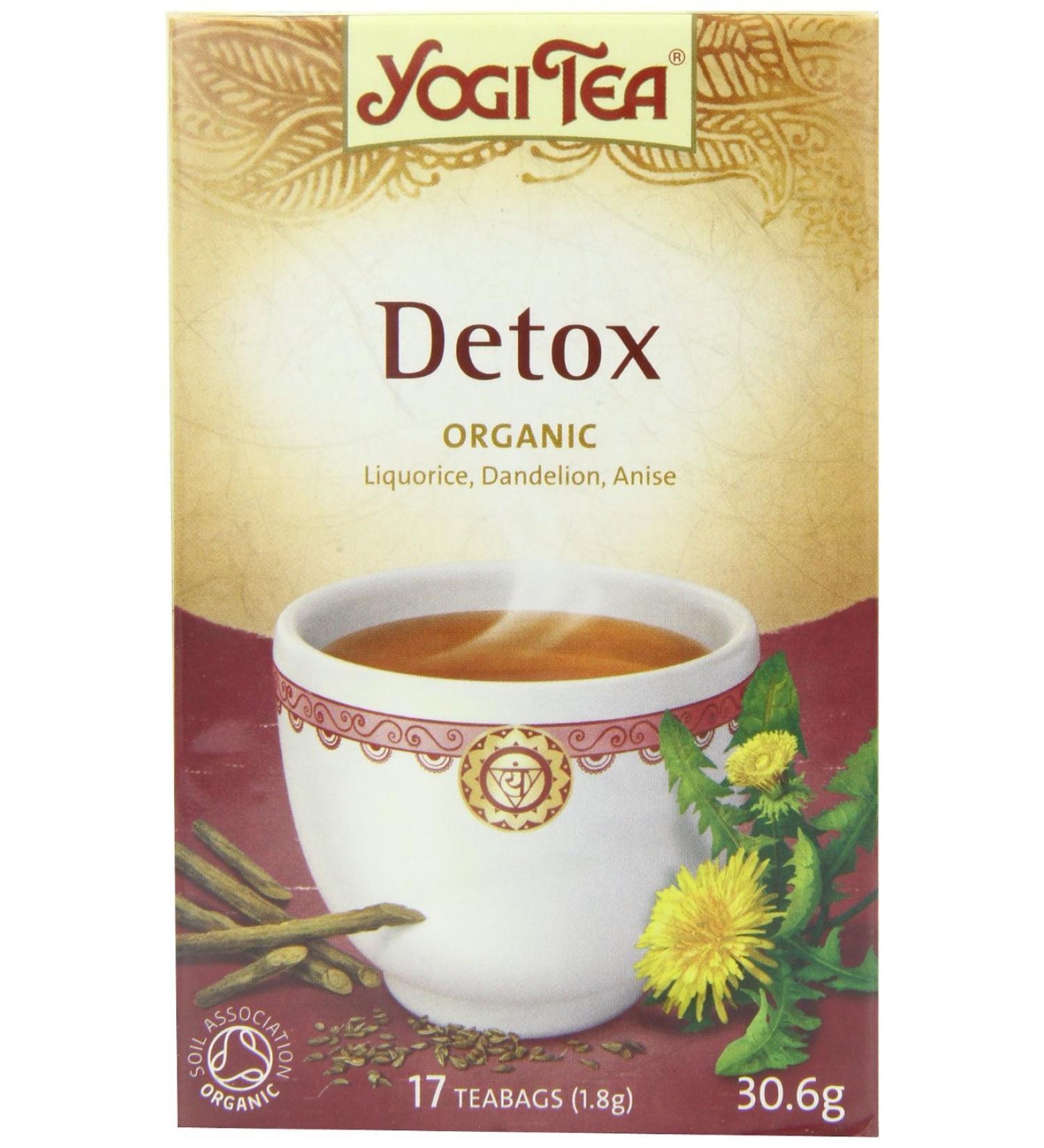Yogi Tea | Detox - og | 6 x 17 bags - Buy Online on GoSupps.com