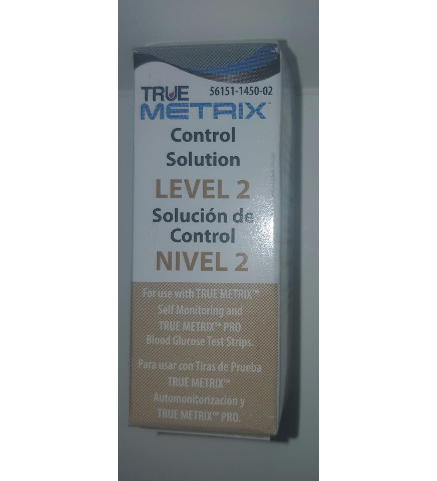 Control Solution Level 2 for TRUE Metrix Meter (1 Each)