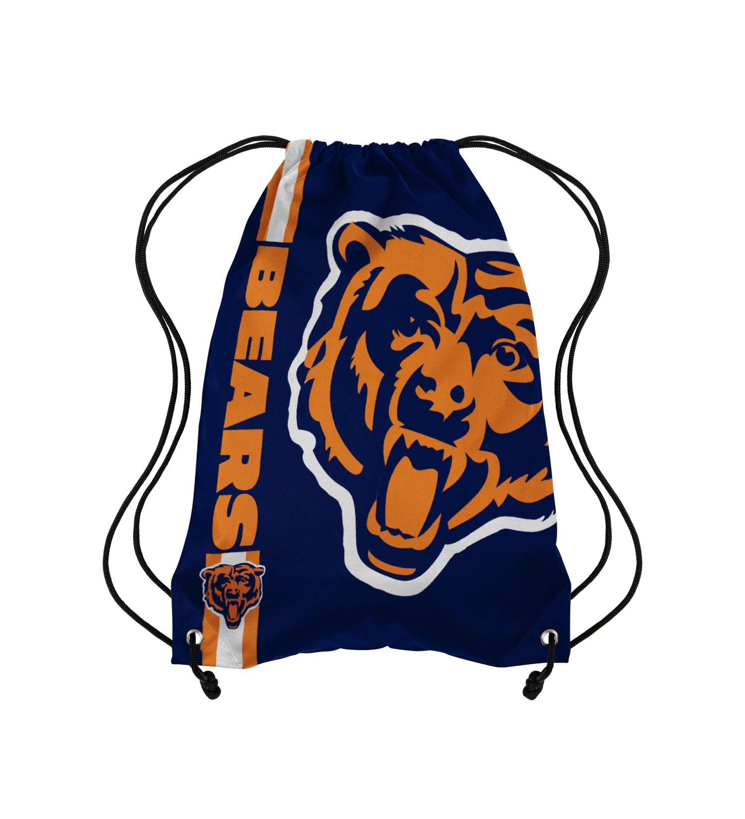 Chicago Bears NFL Big Logo Drawstring Backpack - Official Team Merchandise - Buy Online on GoSupps.com