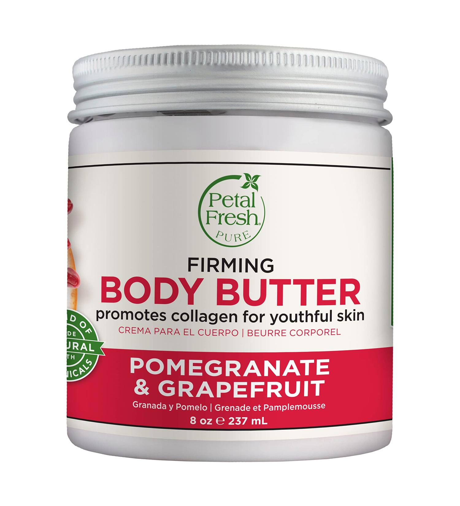 Petal Freshness Body Butter - Refreshing Pomegranate Grapefruit | 8 oz (237 ml) | International Shipping Available - Buy Online on GoSupps.com
