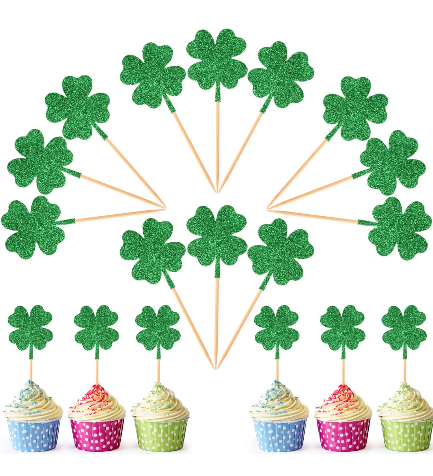 10Pcs St.Patrick's Day Cupcake Toppers - Buy Online on GoSupps.com