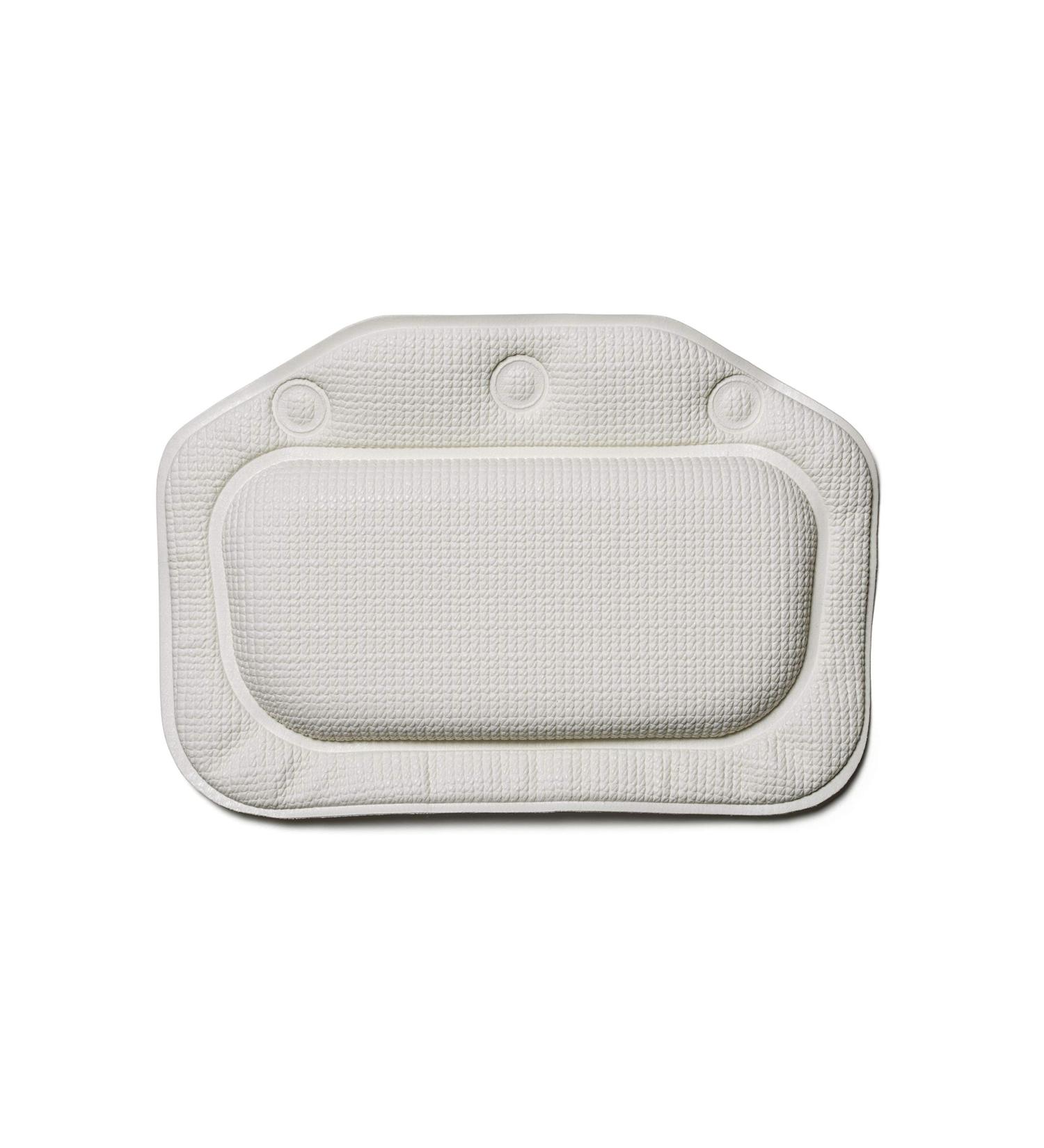 Croydex White Soft Cushioned Bath Pillow | Suction Cup Spa Accessory - Buy Online on GoSupps.com