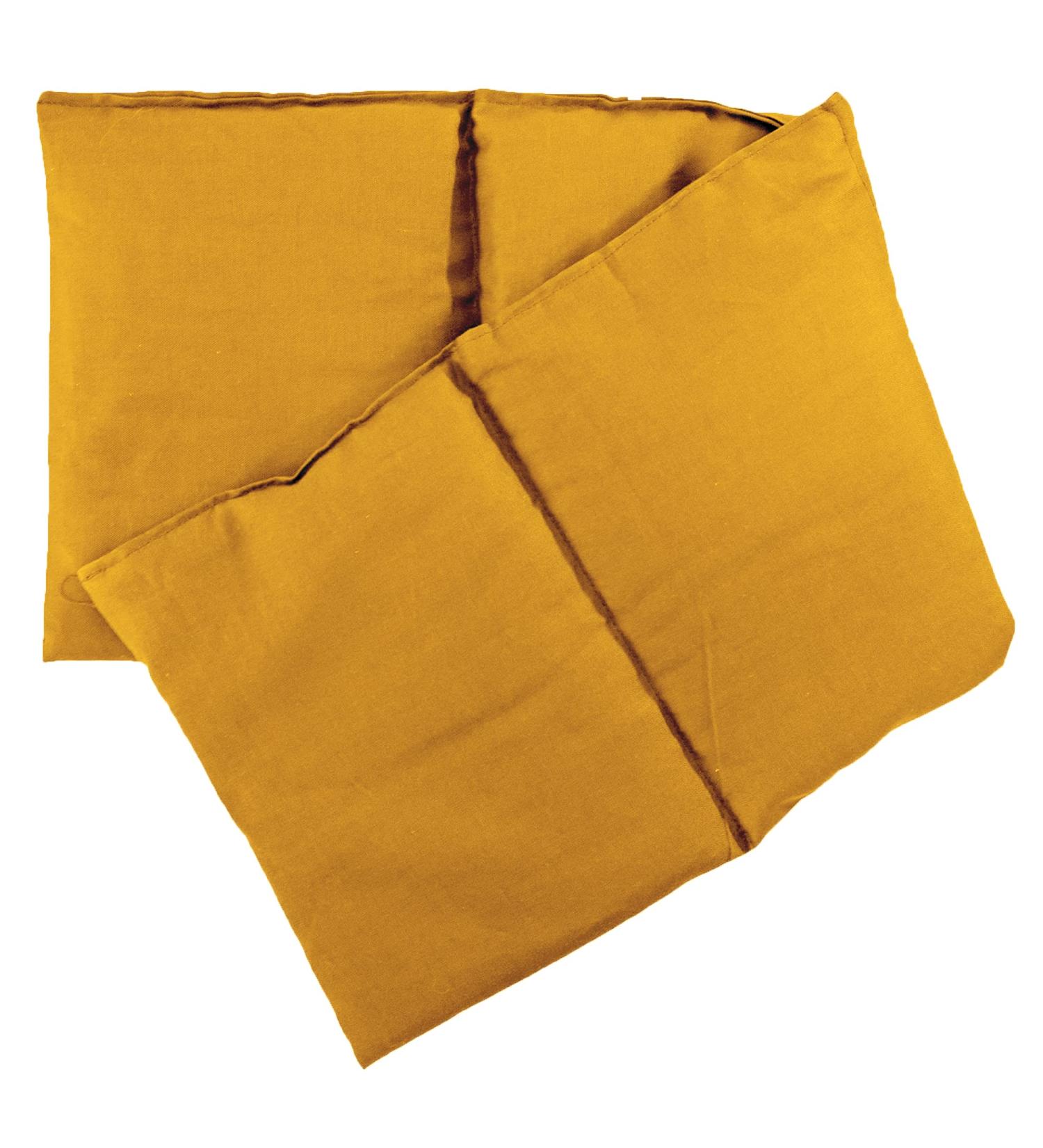 4-Chamber Rapeseed Pillow 20x60cm - Versatile Heat & Cold Pad - Premium Grain Pillow in Mango Flavor - Buy Online on GoSupps.com