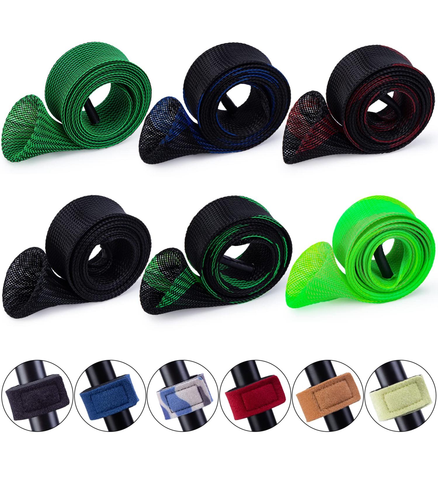 Koogel Fishing Pole Sleeves - 6 Set Rod Cover & Sock for Spinning, Fly, and Casting Rods - Buy Online on GoSupps.com