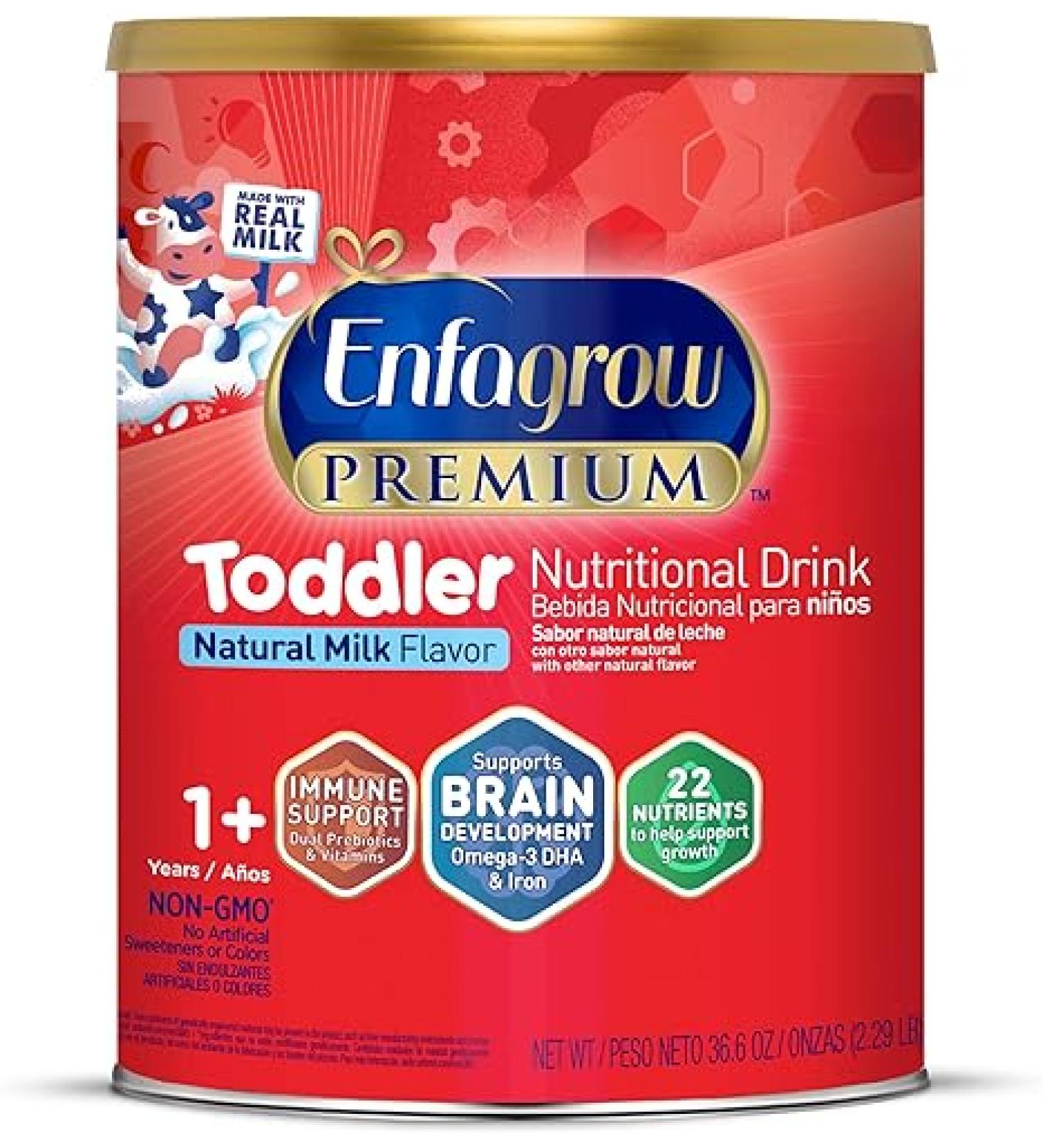 Enfagrow Premium Toddler Nutritional Milk Flavor - 36.6 Oz - Buy Online on GoSupps.com