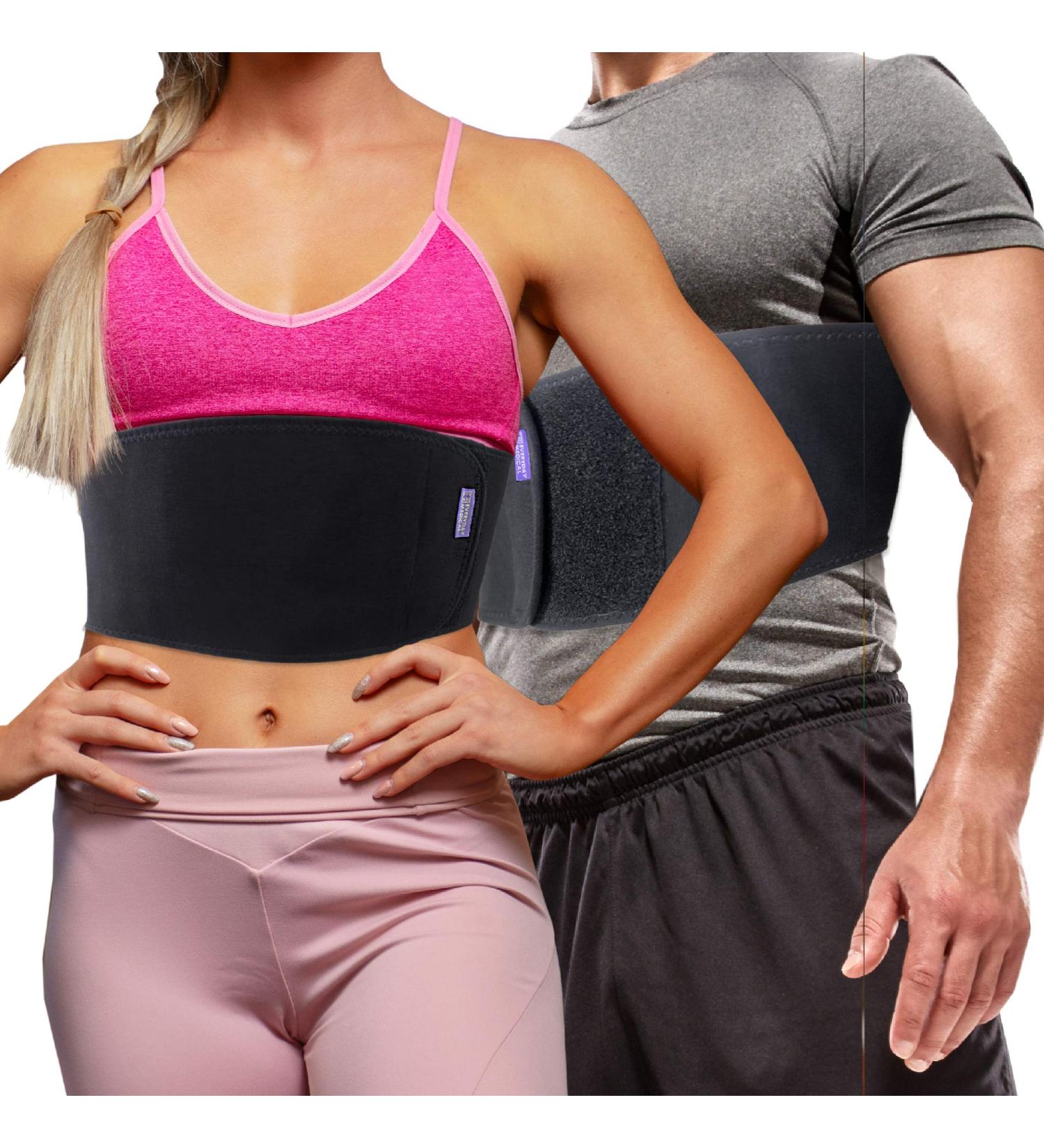 Everyday Medical Broken Rib Brace for Men and Women - Bamboo Charcoal Rib Support Compression Brace - accelerates The Healing of Cracked Dislocated Fractured and Post-Surgery Ribs - Large L (Pack of 1) - Buy Online on GoSupps.com