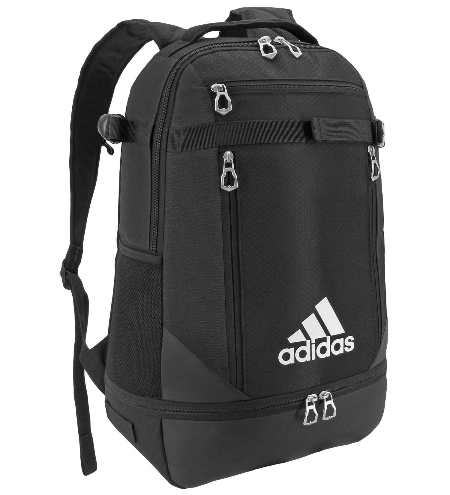 adidas Unisex Utility Team Backpack - Black/Silver Metallic - One Size - Buy Online on GoSupps.com