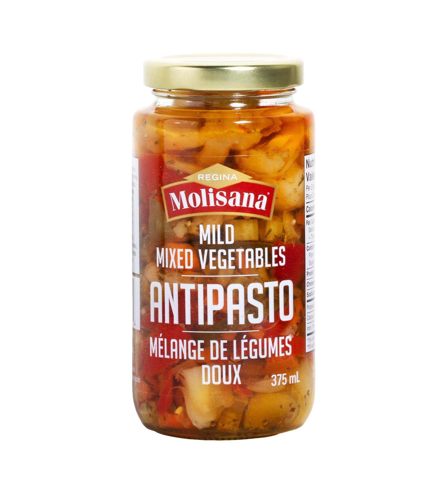 Regina Molisana Mild Antipasto Mild Mixed Vegetables 375 milliliters - Buy Online on GoSupps.com