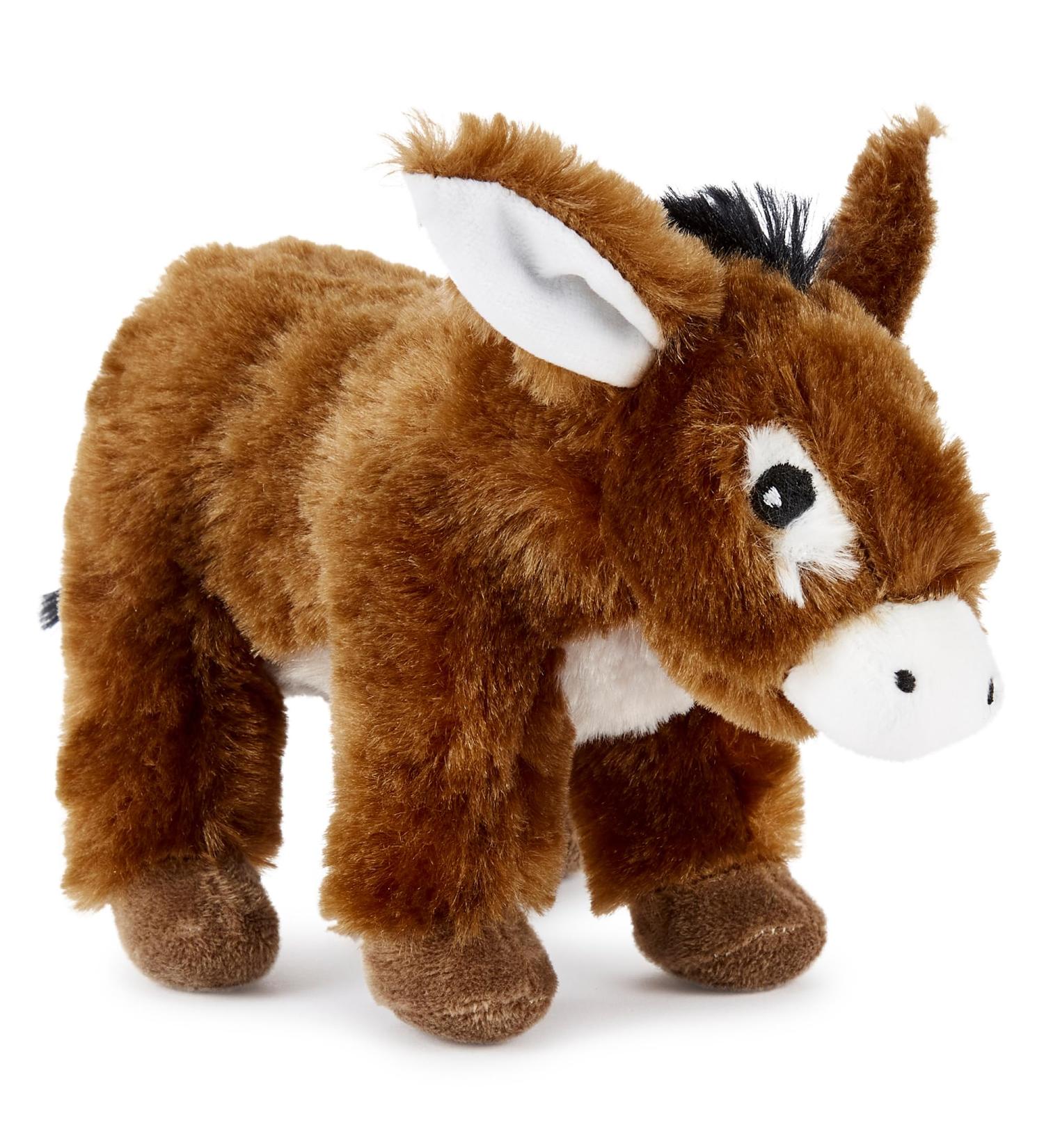 Zappi Co 100% Recycled Plush Donkey Toy (21cm) - Eco-Friendly Stuffed Animal for Newborns - Buy Online on GoSupps.com