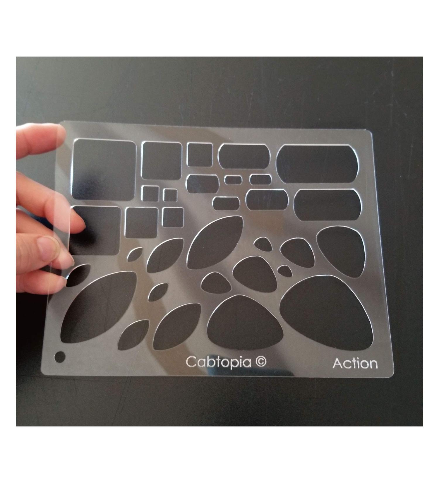 Cabtopia Lapidary Jewelry Design Template Stencil - Create Stunning Jewelry Designs - Buy Online on GoSupps.com
